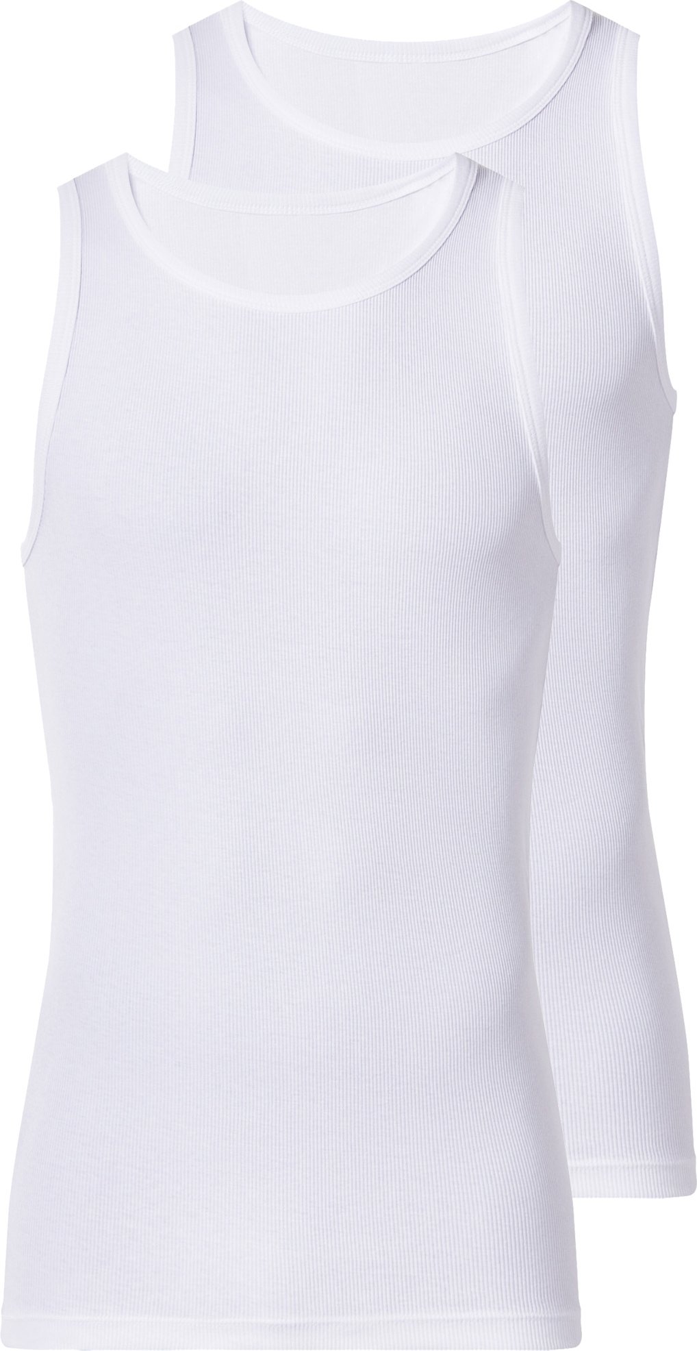 esmara Men Herren Achselhemd, 2 Stück (Weiß, 7/XL)