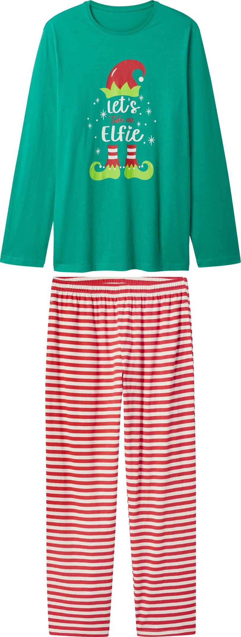 esmara Men Herren Pyjama (Grün, M (48/50))