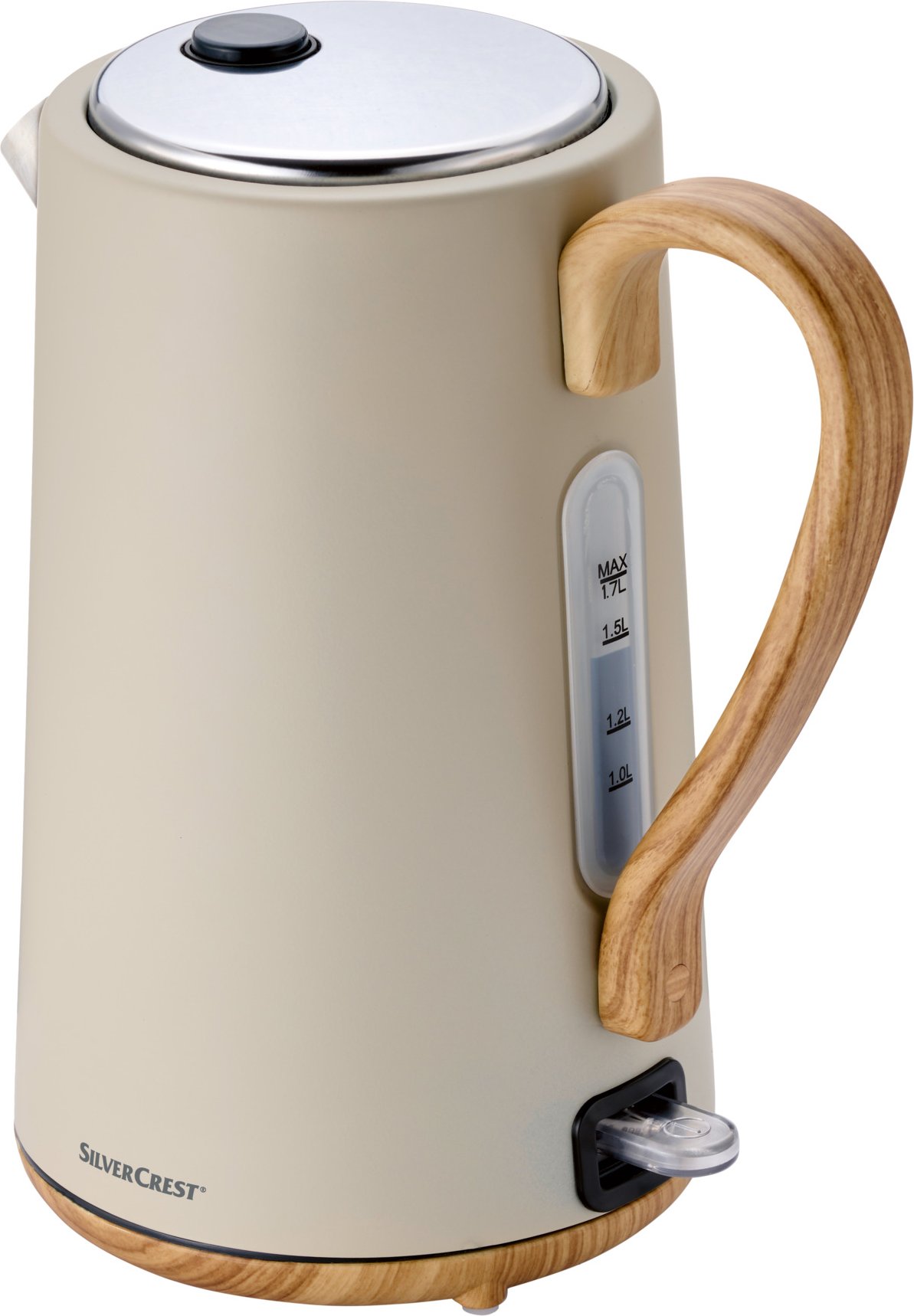 SILVERCREST® KITCHEN TOOLS Wasserkocher Holzdesign EDS SWKH 3000 B2/SOWKH 3000 B2/SWKH 2400 B2 (Beige)
