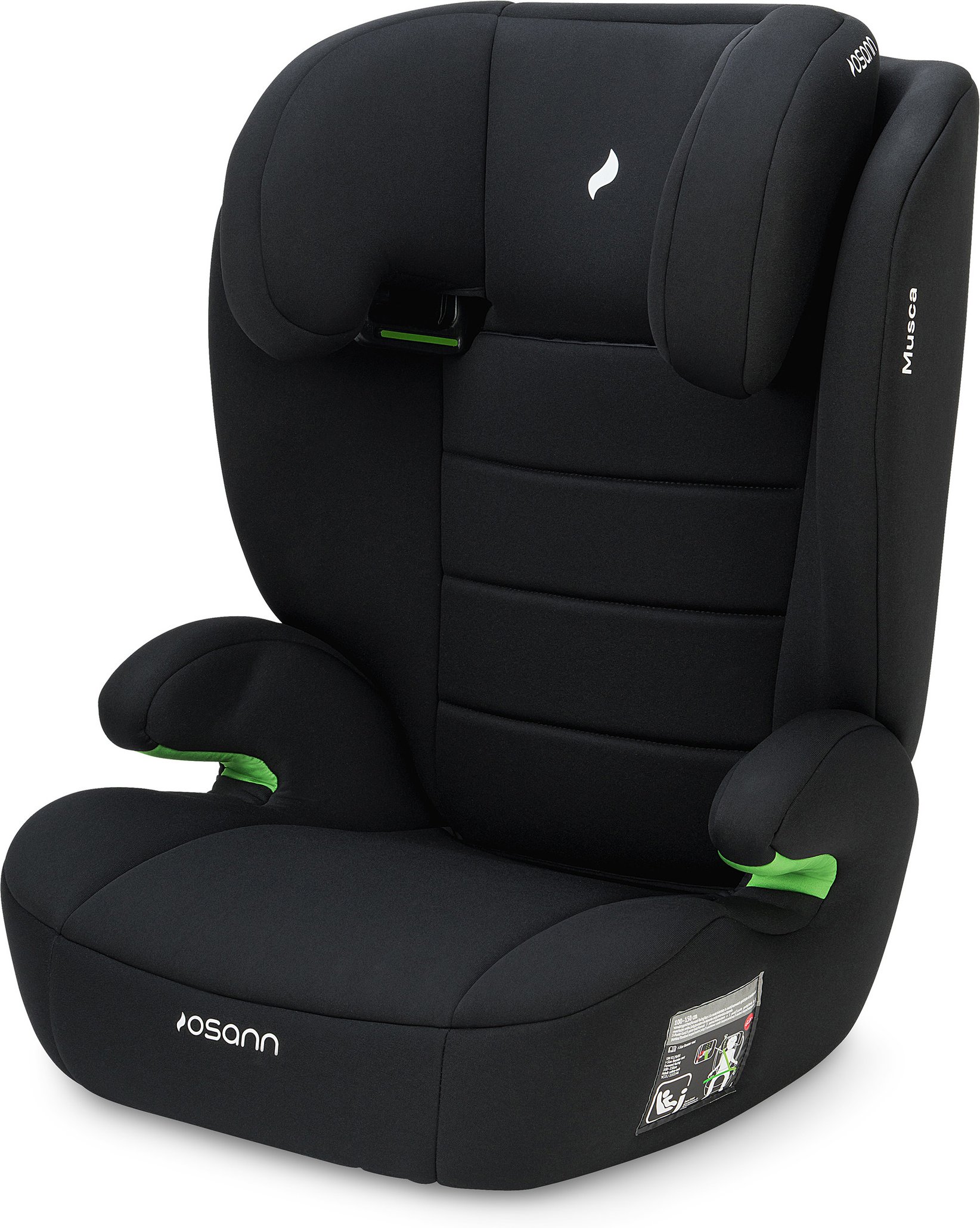 Osann Autokindersitz »Musca«, universeller Einbau (Black)