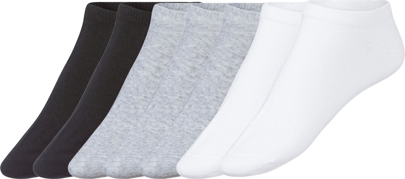 Thumbnail - esmara® 7 Paar Damen Sneakersocken (35-38, weiß/grau/schwarz)