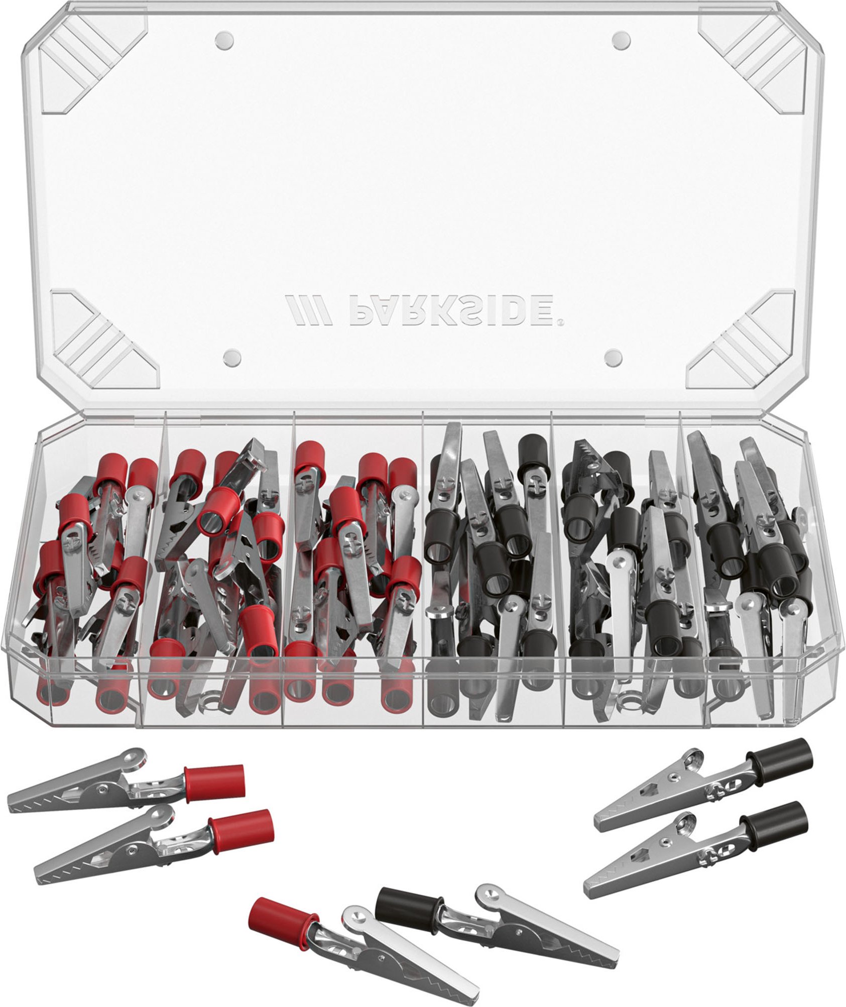 PARKSIDE® Kleinteileset Niedervolt (Krokodilklemmensatz)