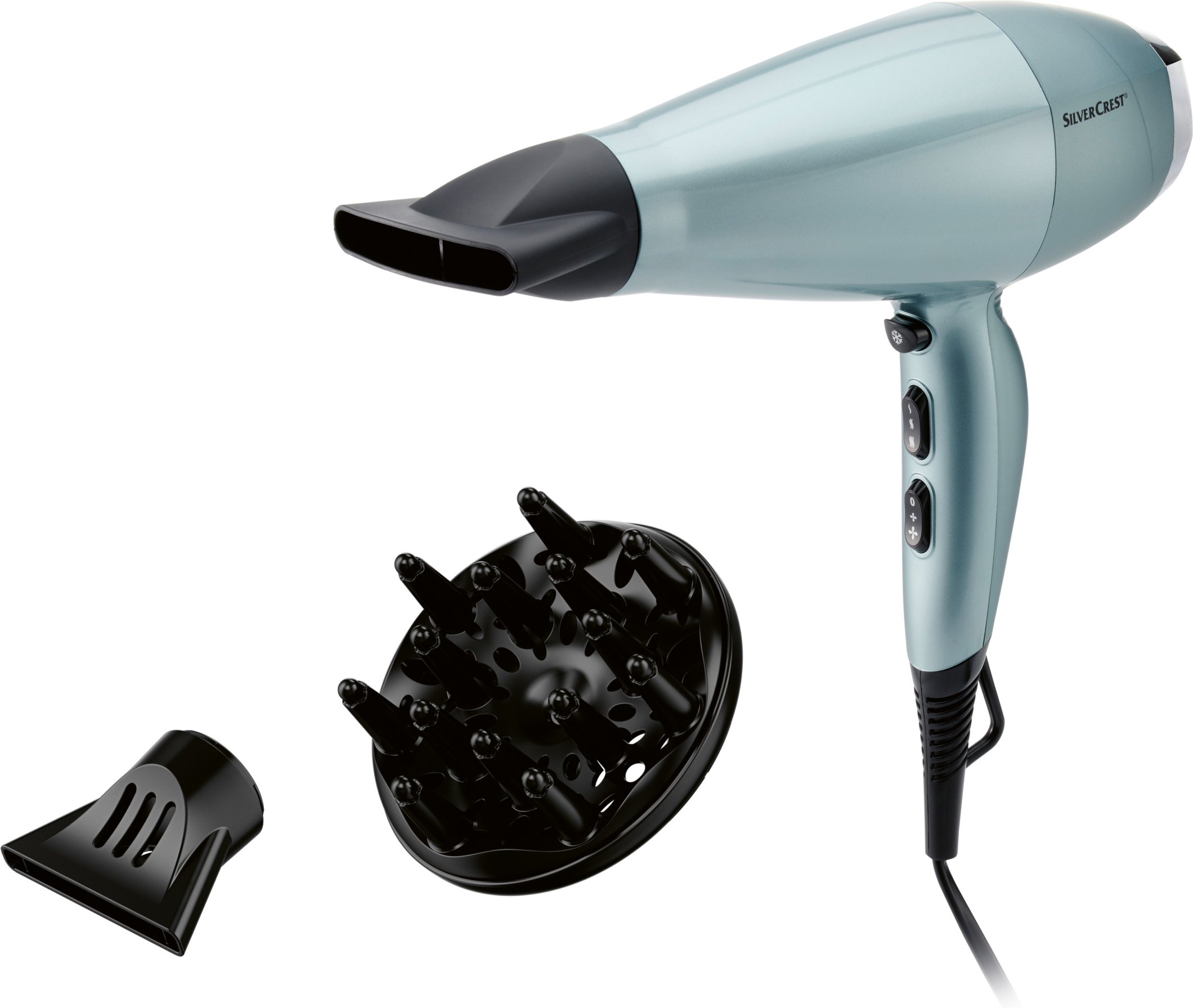 SILVERCREST® PERSONAL CARE Haartrockner AC Profi SHAC 2400 C2 /SOHAC 2400 C2 (Mint)