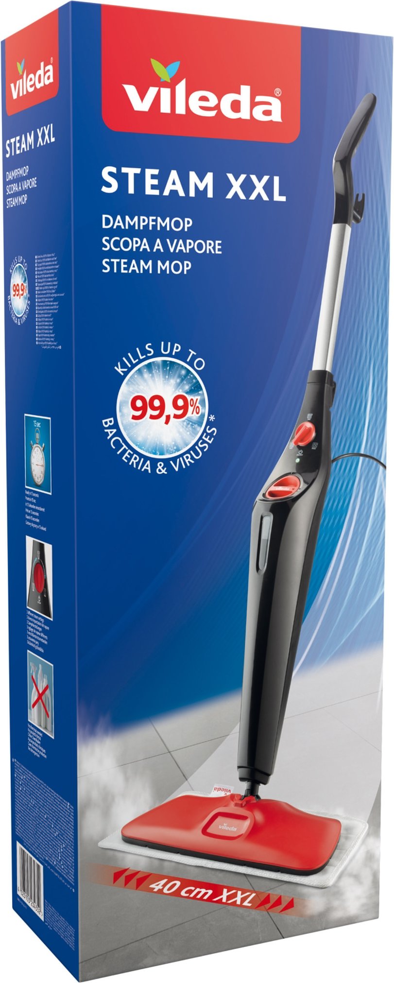 Vileda Dampfreiniger Steam XXL