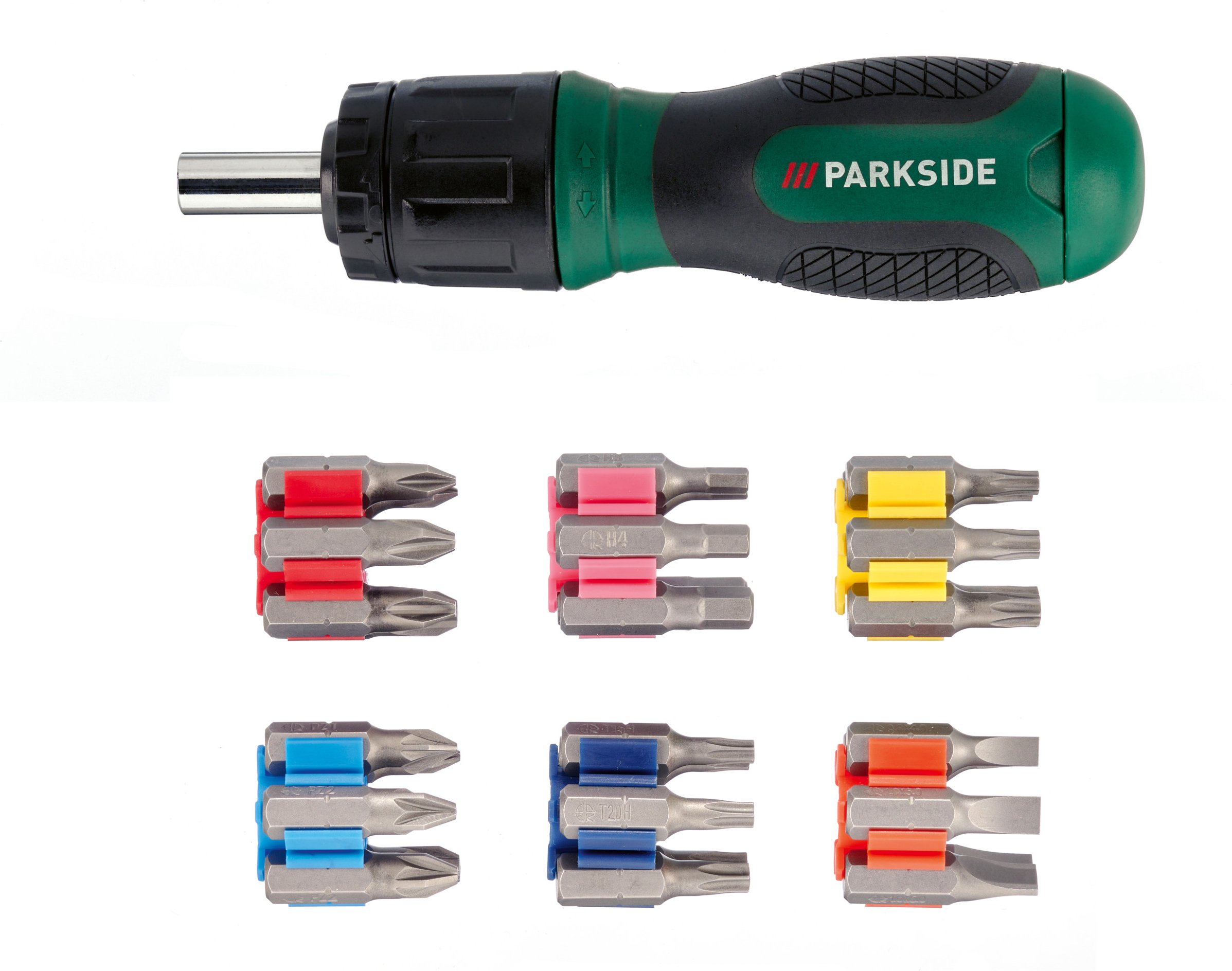 Thumbnail - PARKSIDE® Schraubendreher mit Ratschenfunktion »PSRB 31 A1« und Bits, 31-teilig
