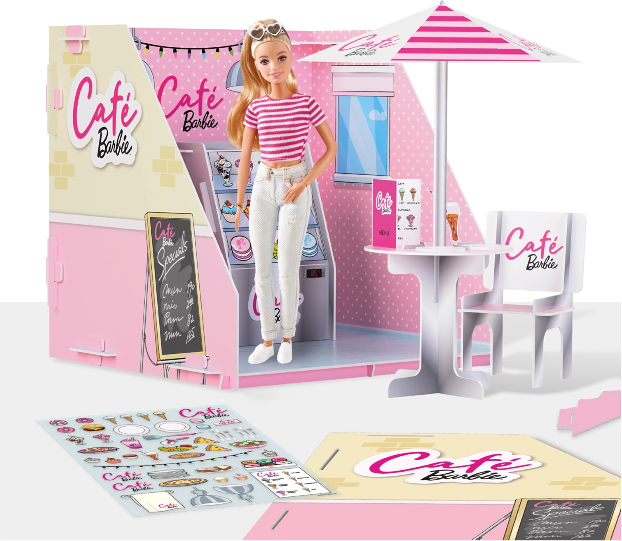 Barbie Creative Maker Kitz Pop-Up Boutique, Café, Vets (Café)