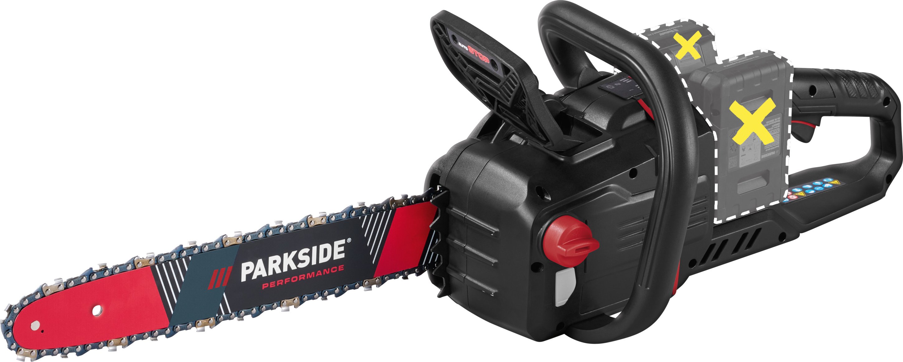 PARKSIDE PERFORMANCE® 40 V Akku-Kettensäge »PPKSA 40-Li C3«, ohne Akku und Ladegerät