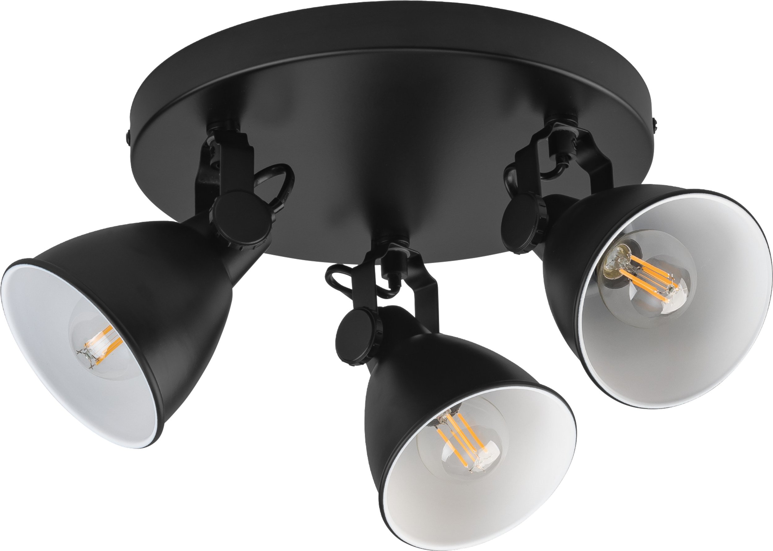 LIVARNO® Deckenspot / Wand-/Deckenschiene 3flammig (Deckenstrahler, schwarz)