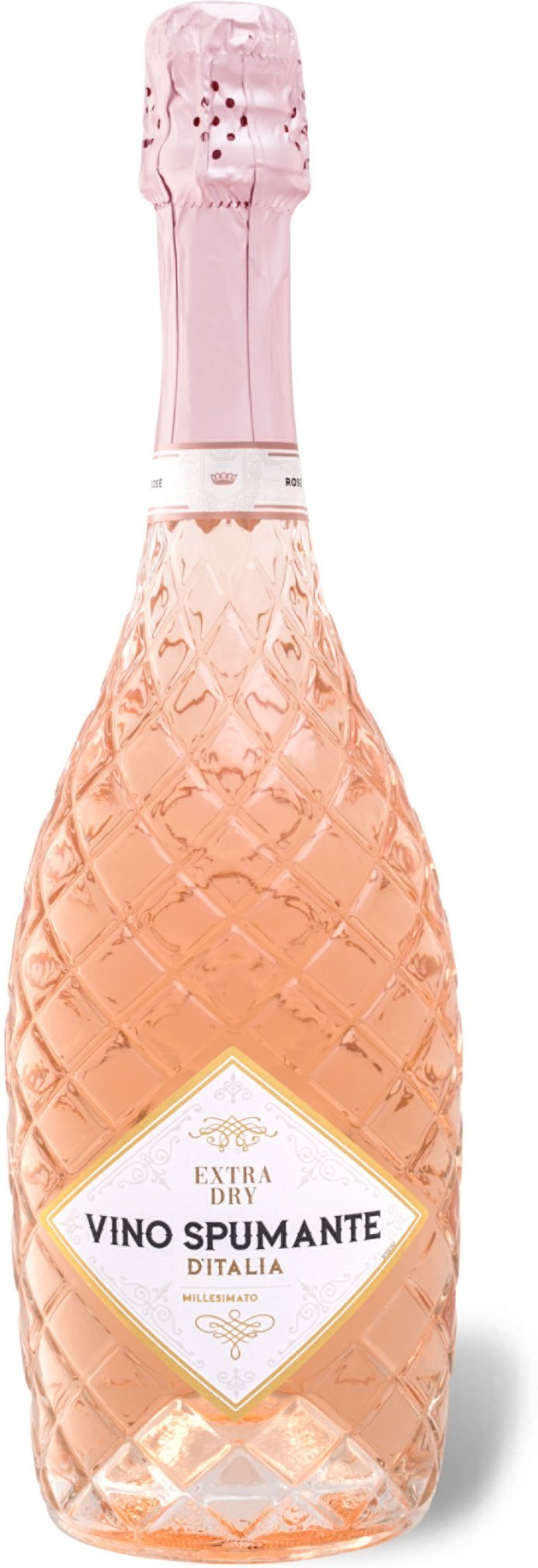 Vino Spumante Rosé Millesimato extra trocken, Schaumwein 2024 - Mindestbestellmenge 6