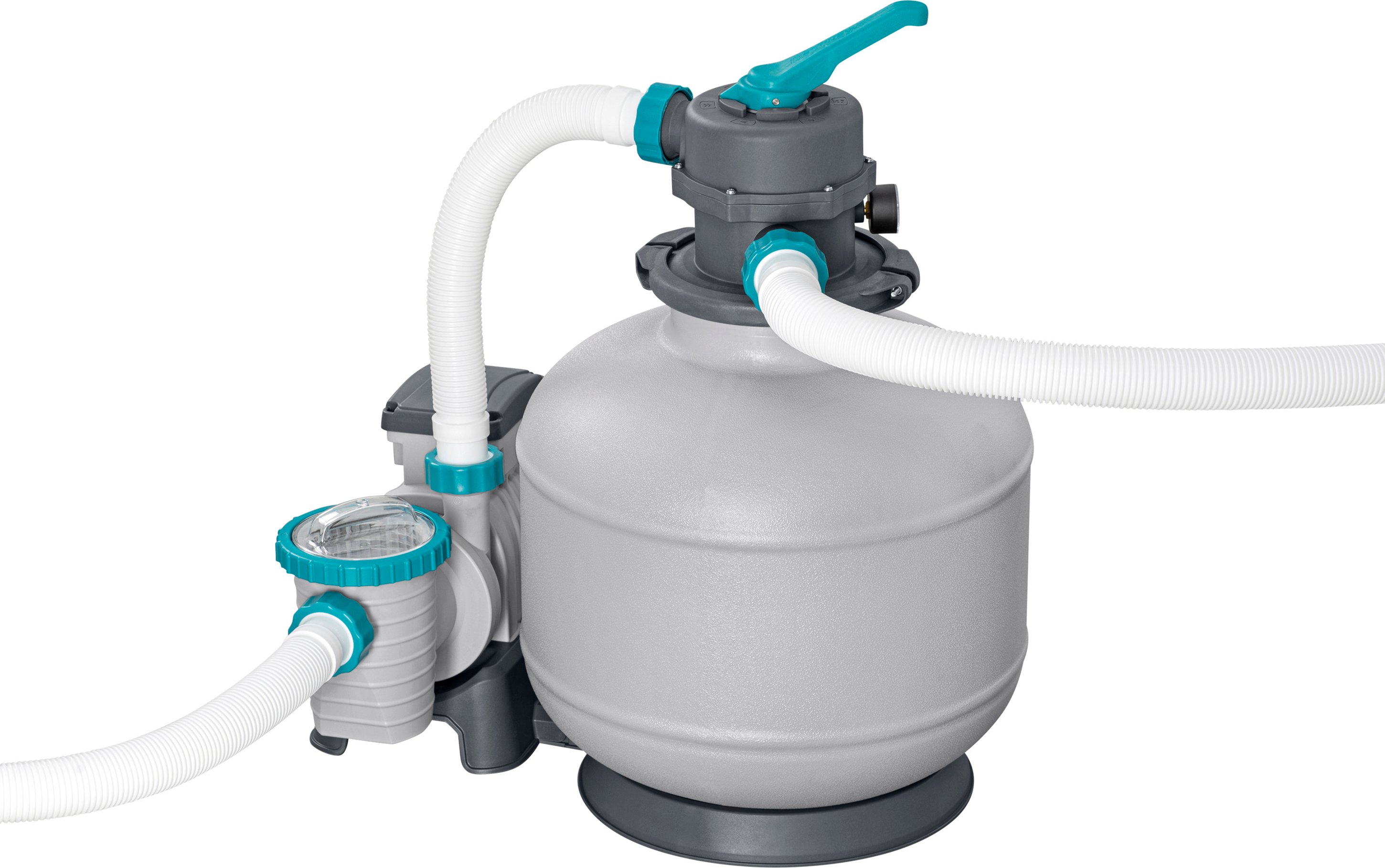Bestway Sandfilteranlage mit Zeitschaltuhr 8.327 l/h, 280 W Grau