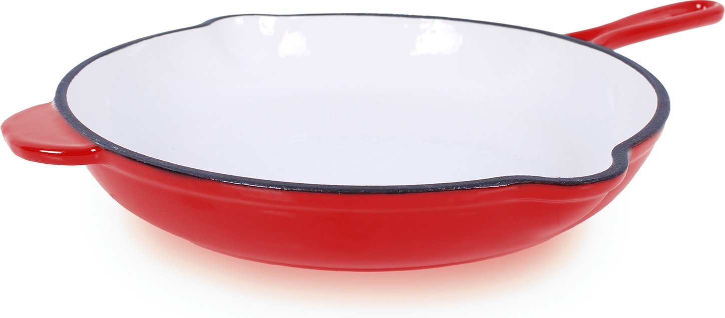 ECHTWERK Gusseisen Bratpfanne (Rot)