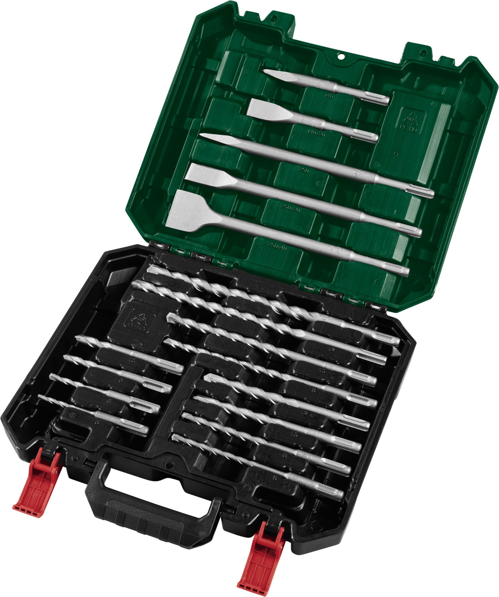 PARKSIDE® SDS-Plus Bohrer- und Meißel-Set »PBMS 17 A1«, 17-teilig