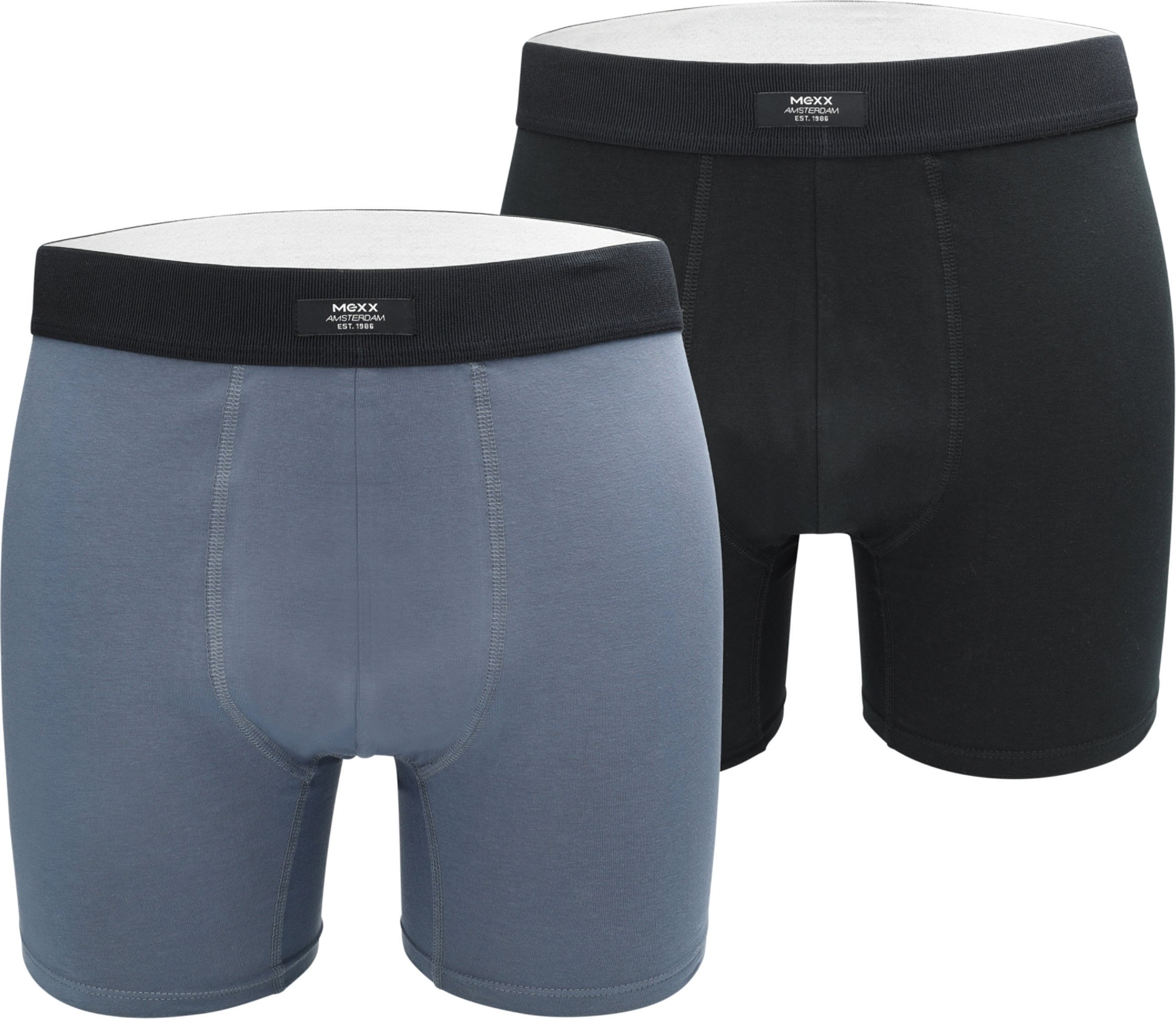 MEXX Herren Boxer, 2 Stück (navy/blue, XXL)