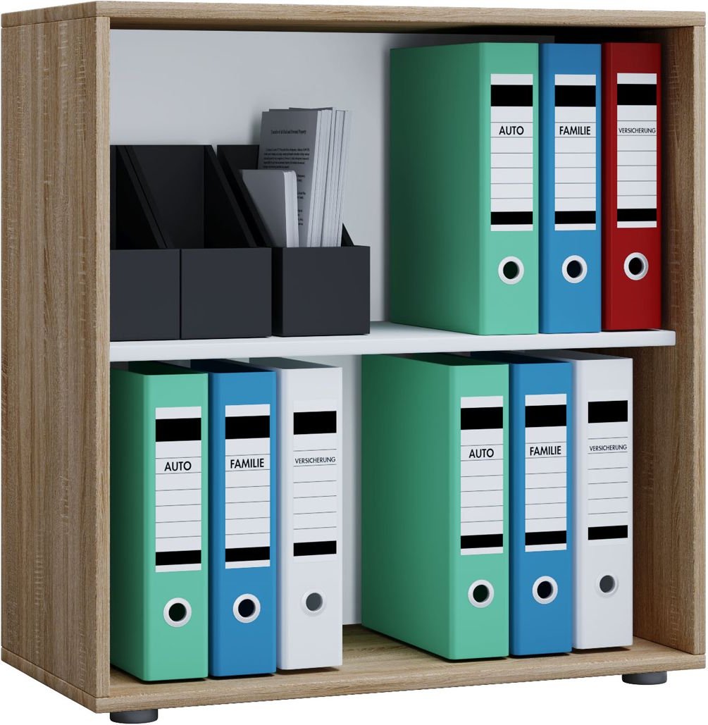 VCM Büroregal Lona (ohne Türen, Sonoma-Eiche, L)