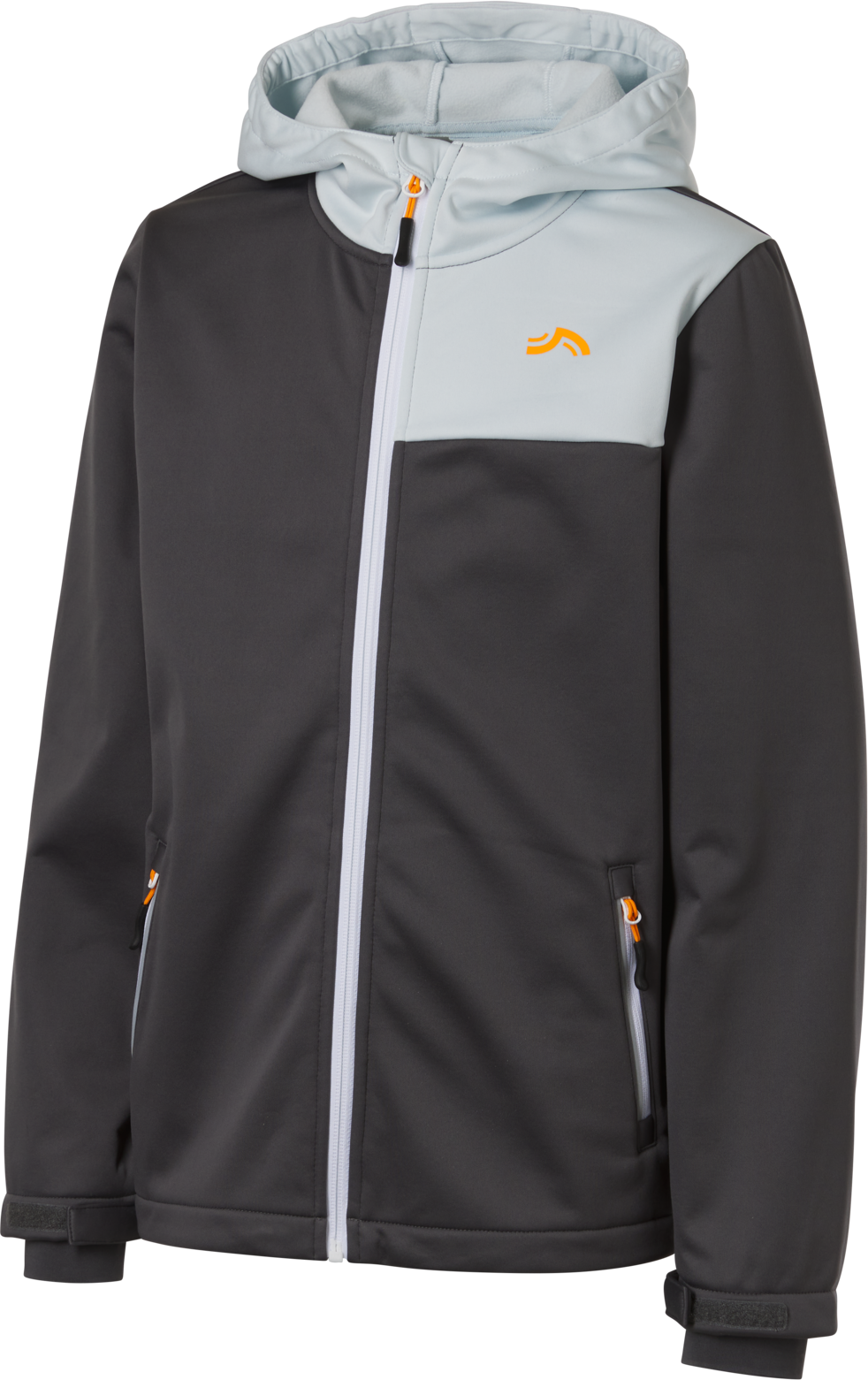 Thumbnail - CRIVIT Kinder Softshelljacke aus 3-lagigem Softshell-Material (Grau, 158/164)