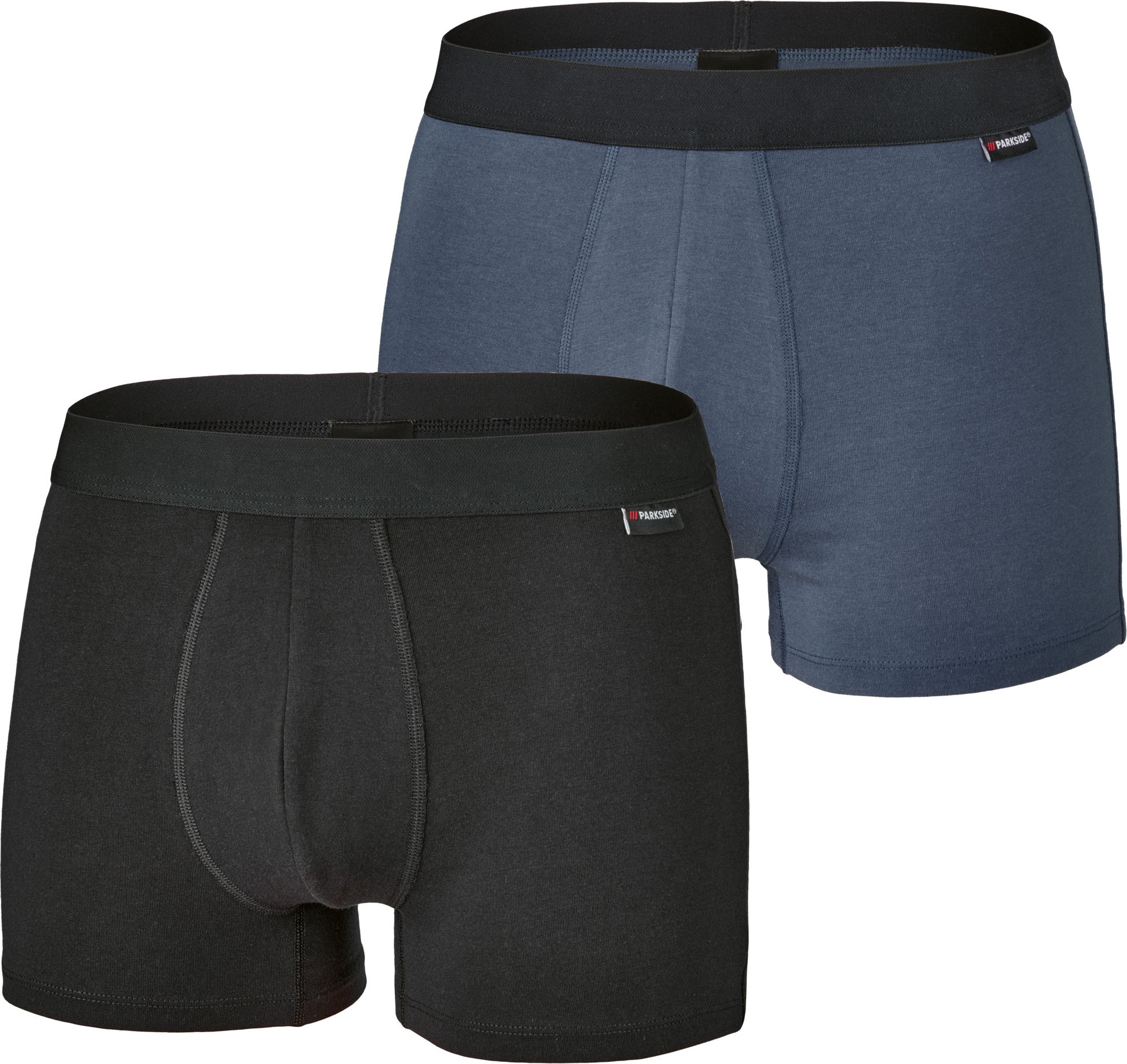 PARKSIDE® Herren Boxer, 2 Stück (schwarz/navy, 5/M)