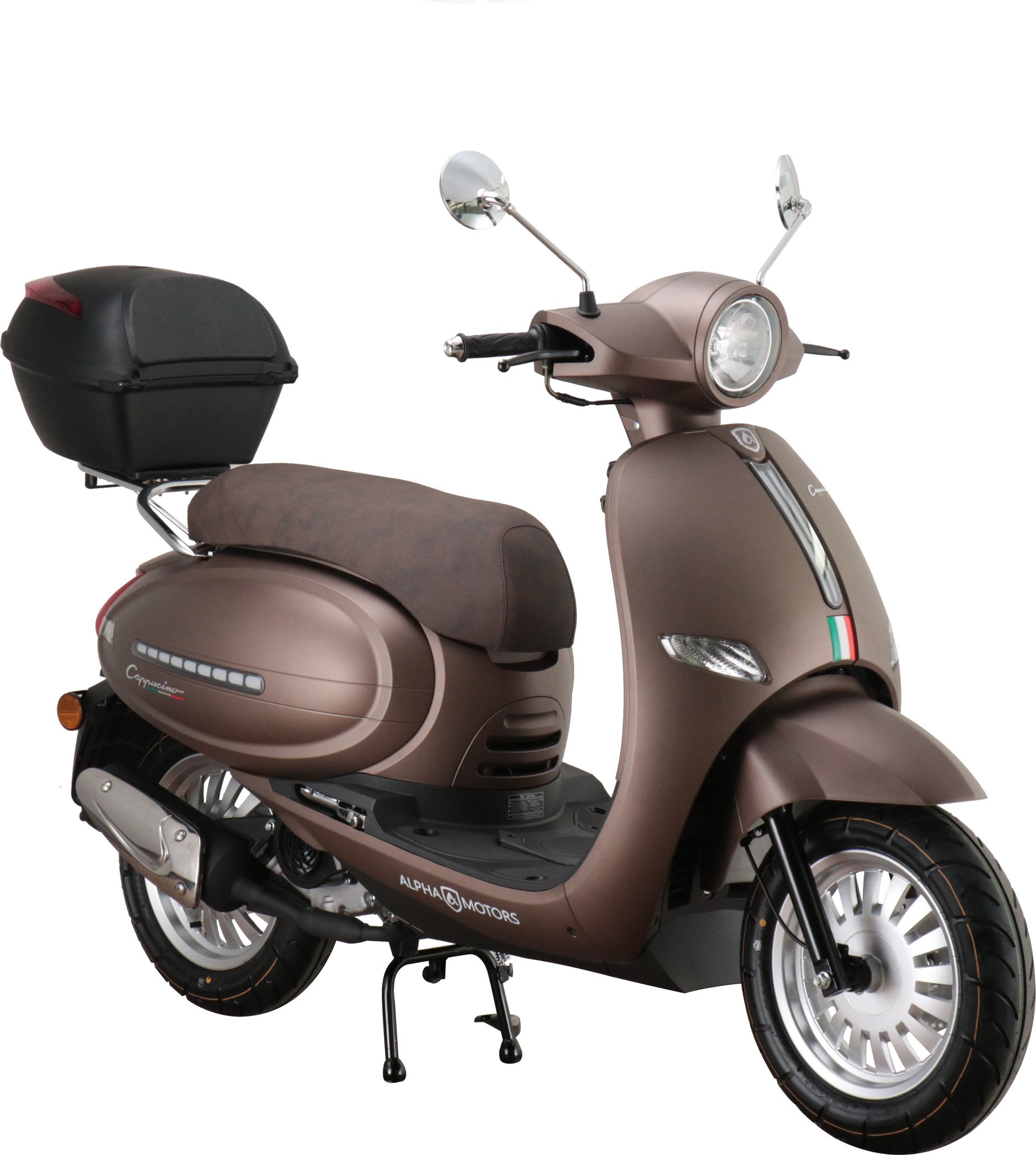 Alpha Motors Motorroller Cappucino 50 ccm 45 km/h EURO 5 inkl. Topcase
