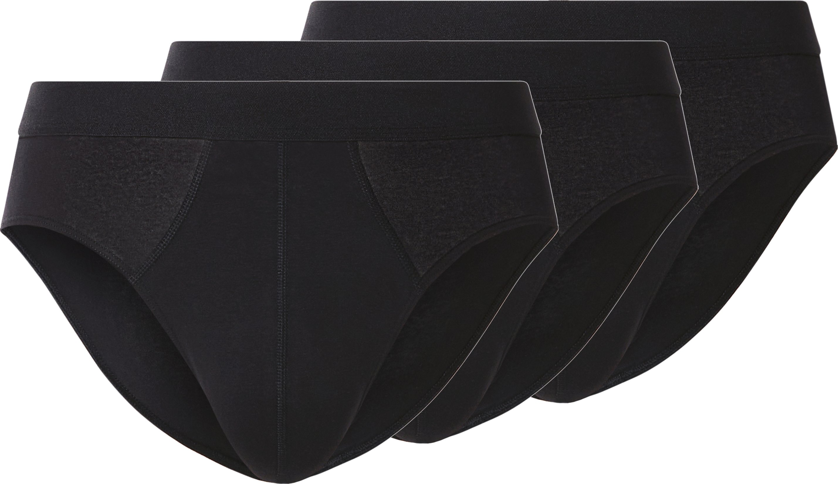 esmara Men Herren Slip, 3 Stück (Schwarz, 4/S)