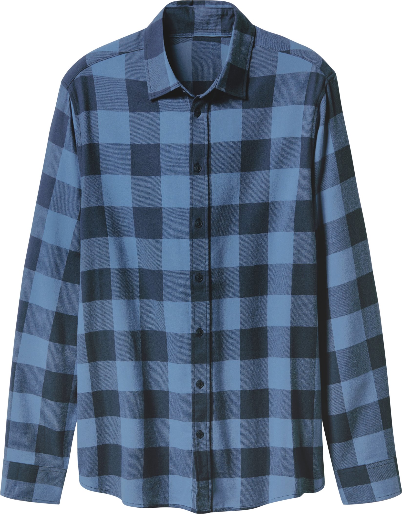 Thumbnail - esmara Men Herren Flanell-Freizeithemd (Karo/navy/blau, L (41/42))