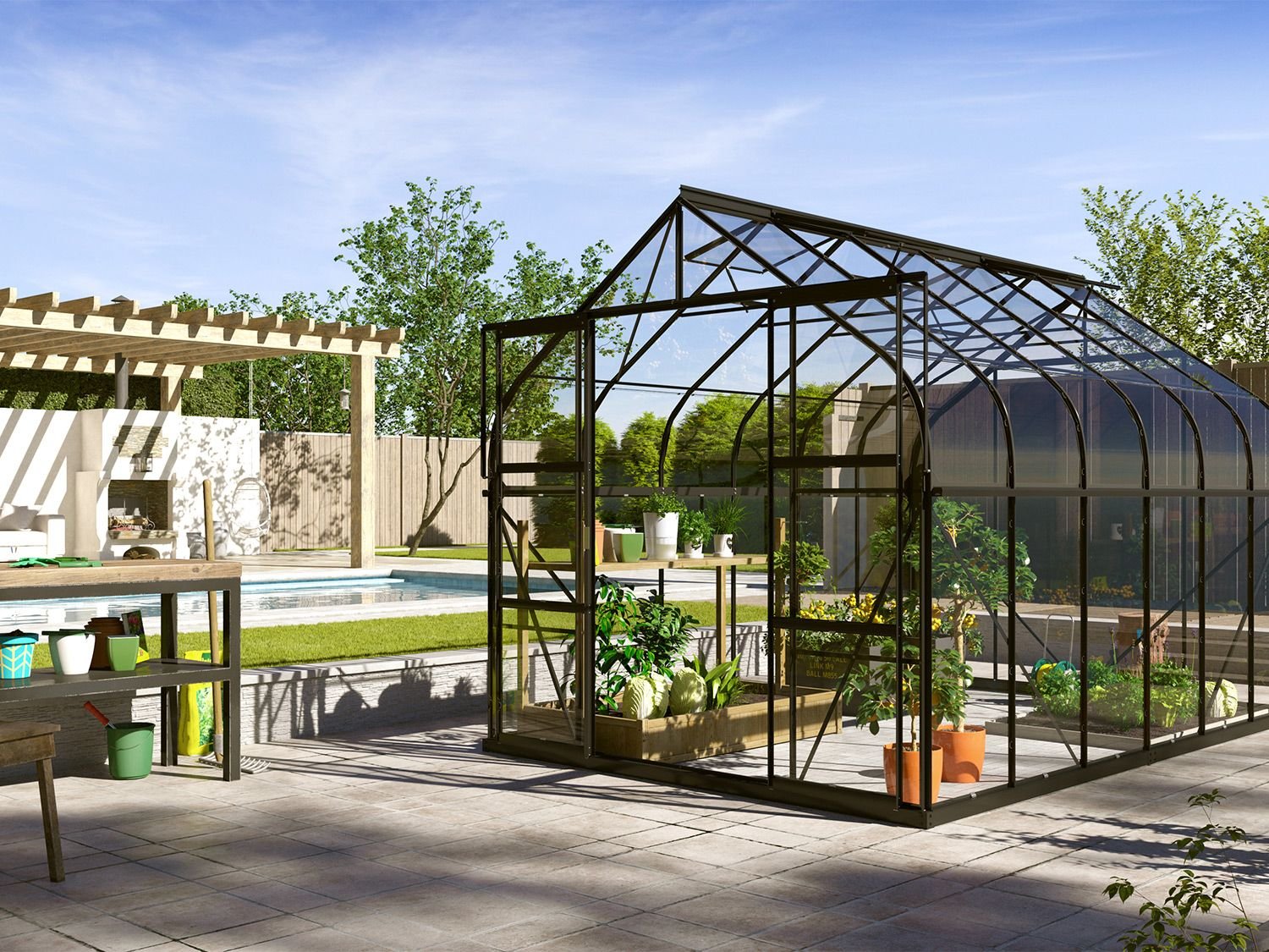 Vitavia Dione-Set (Schwarz, 9,9 m²)