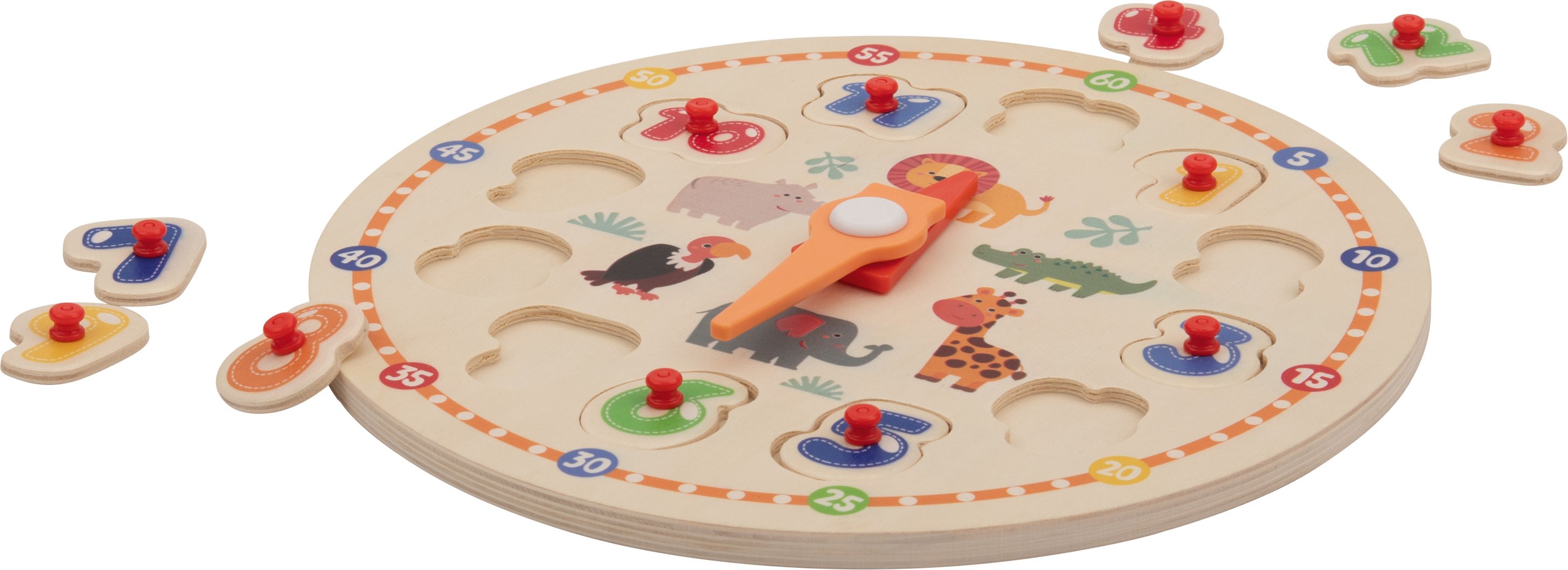 lupilu® Labyrinth-Spiel / Stempelpuzzle / Uhrenpuzzle / Fädelspiel / Magnet-Labyrinth (Uhrenpuzzel)