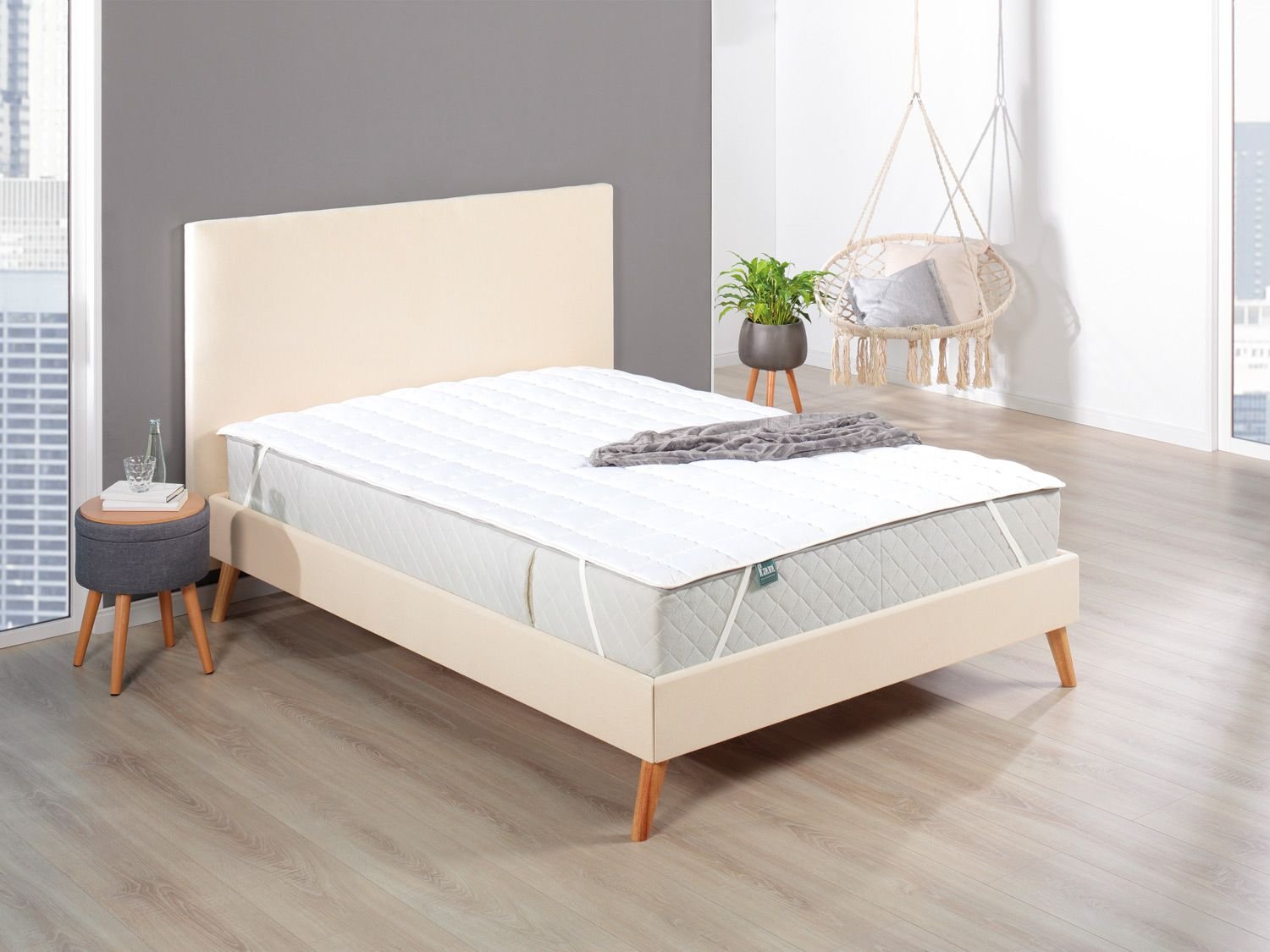 f.a.n. Matratzenauflage / Spannauflage Wash Cotton (180x200 cm)