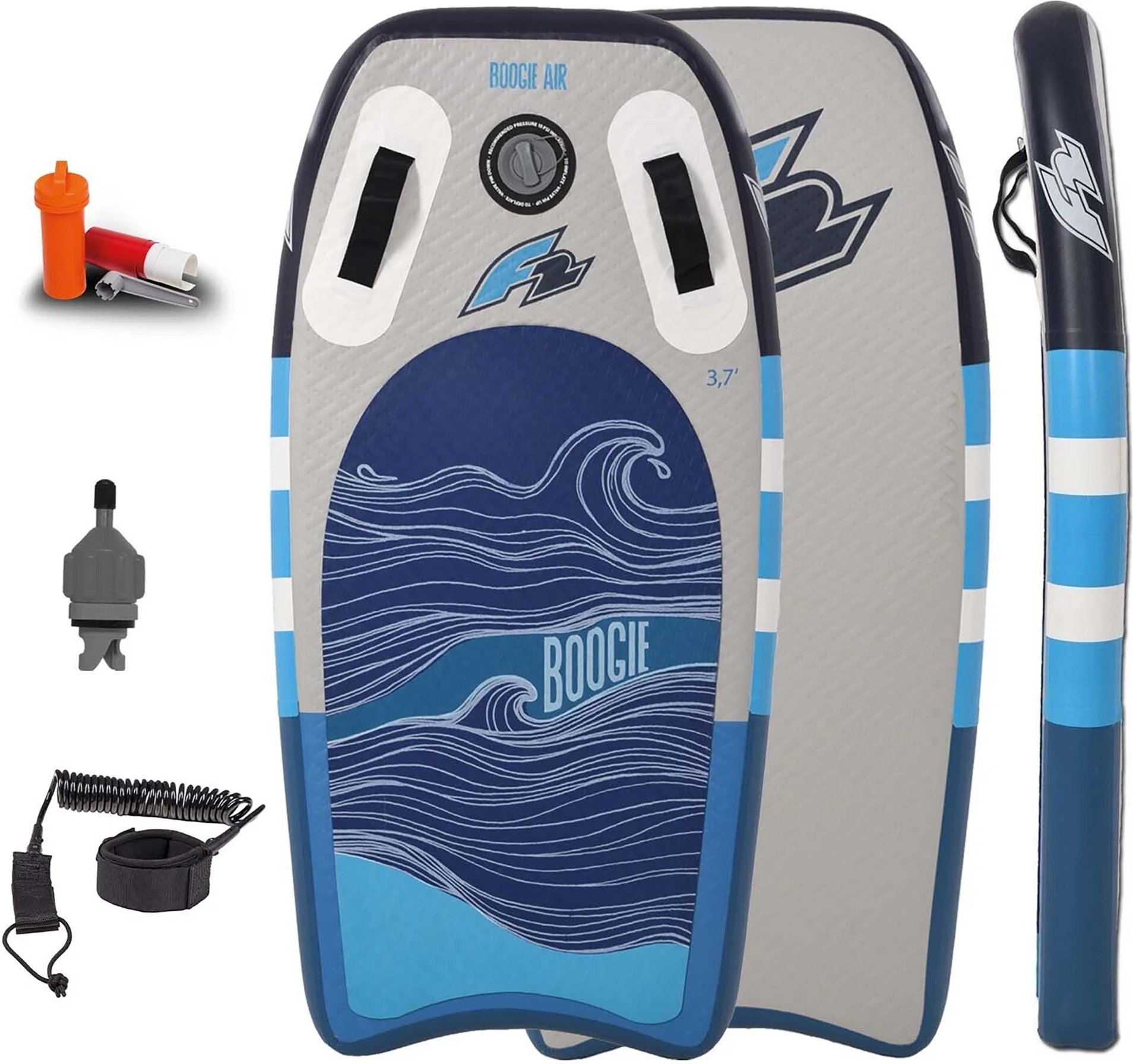 F2 Boogie Air 3,7'' - Bodyboard aufblasbar