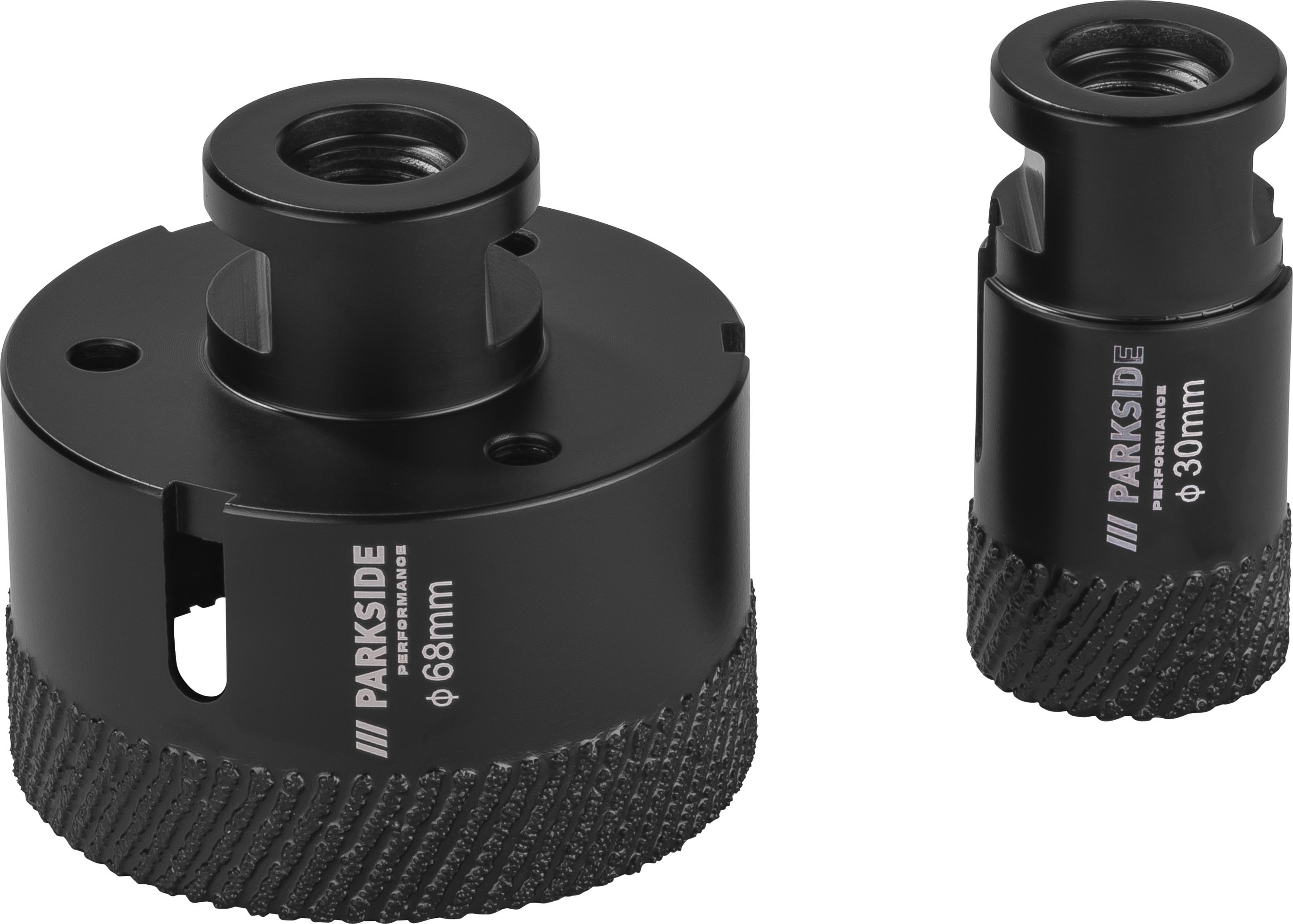 PARKSIDE PERFORMANCE® Diamant-Bohrkronen / Diamant-Bohrkrone, 5 Stück / 4 Stück / 2 Stück / 1 Stück (ø 30, 68 mm)