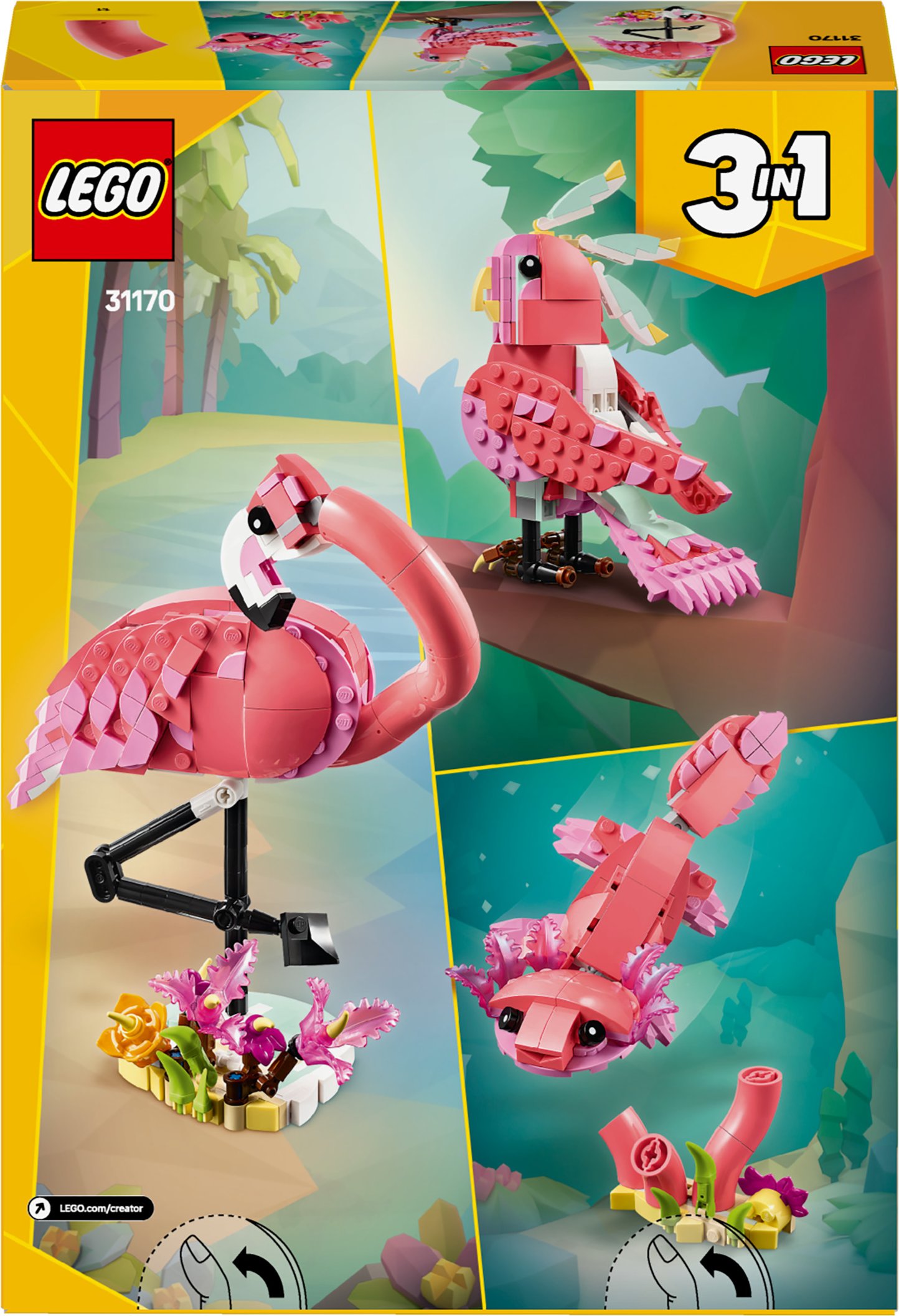 LEGO® Creator 31170 Wild Animal: Pink Flamingo
