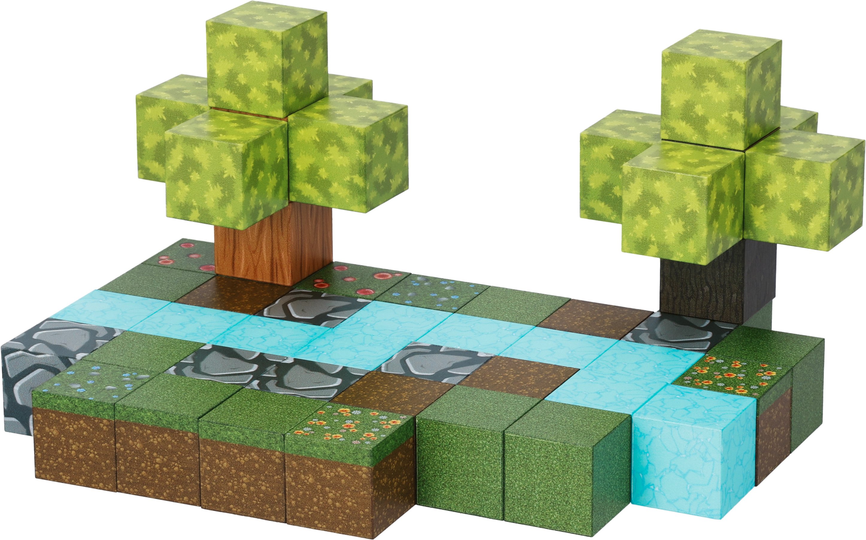 lupilu® Magnetische Bausteine 50tlg (Landschaft)