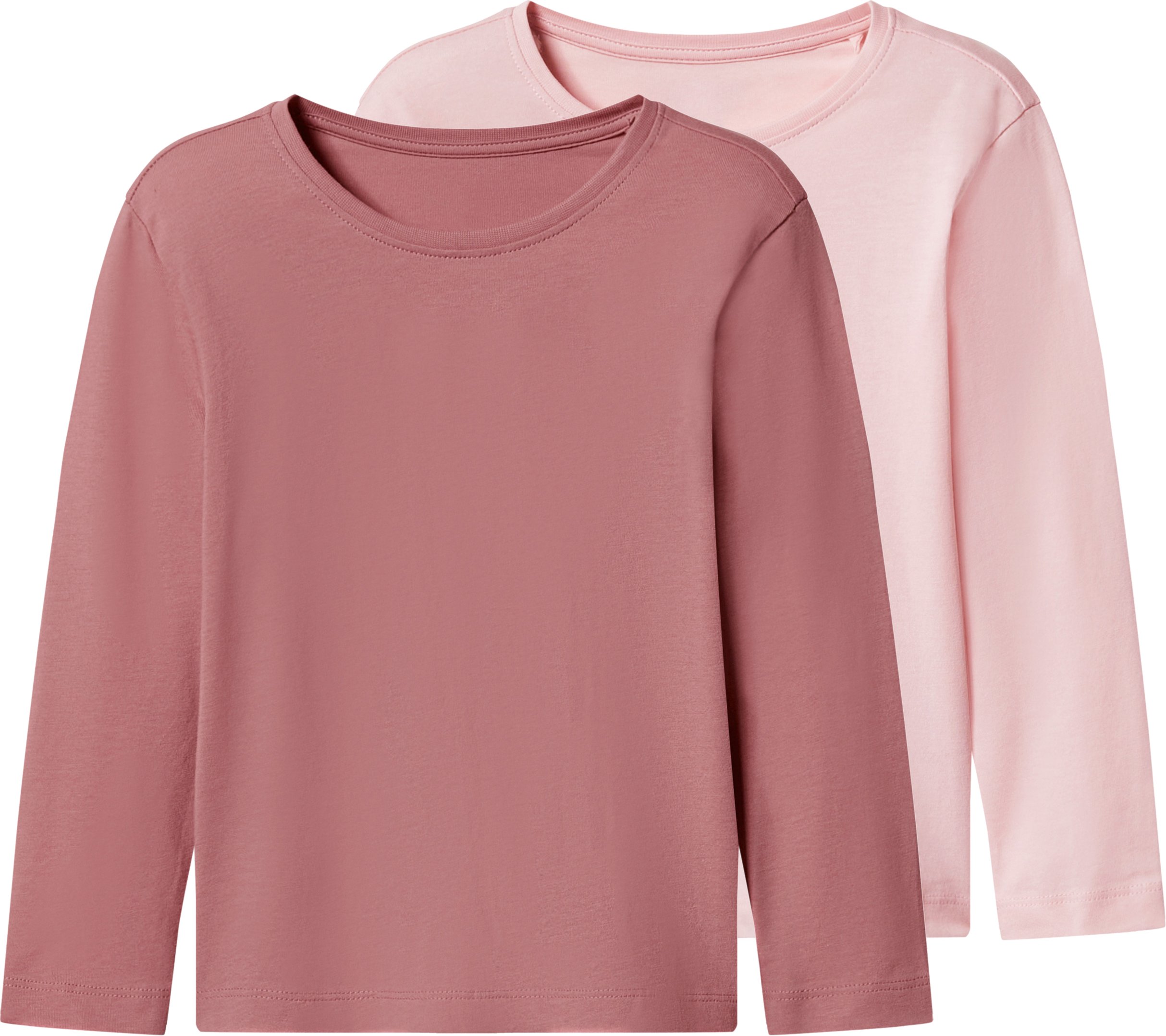 lupilu® Kleinkinder Mädchen Jungen Langarmshirt 2 Stück (rosa/pink, 110/116)