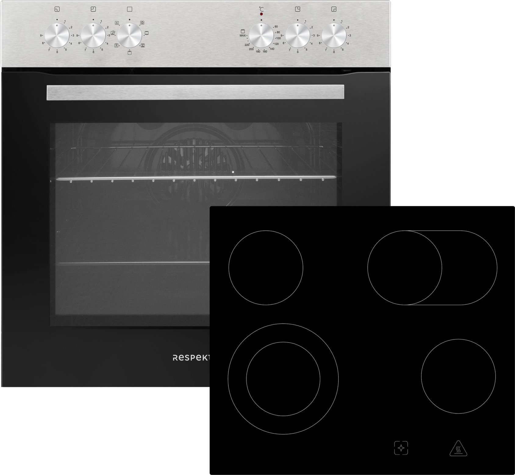 Respekta Einbauherdset »HS2201-26« Jamie