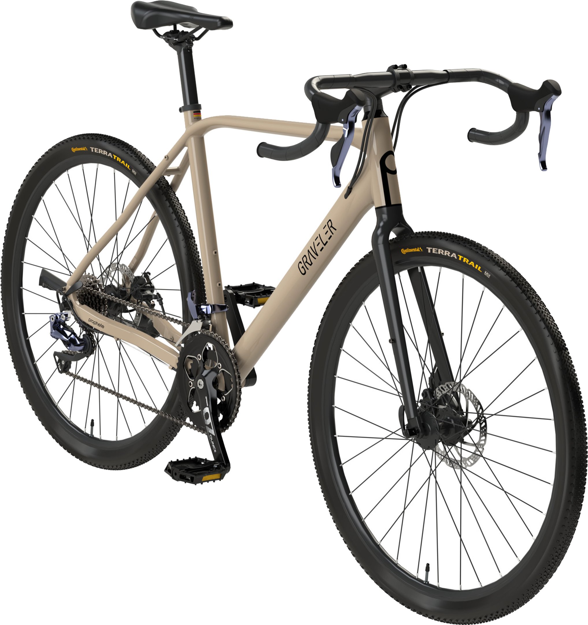 Prophete Graveler 28"" Gravelbike (Sandbeige)"