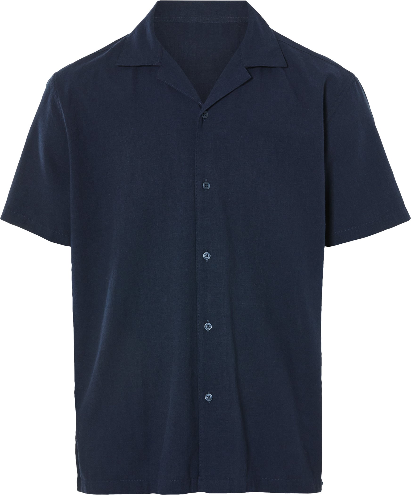 Thumbnail - LIVERGY® Herren Hemd kurzarm regular fit (navy, M (39/40))
