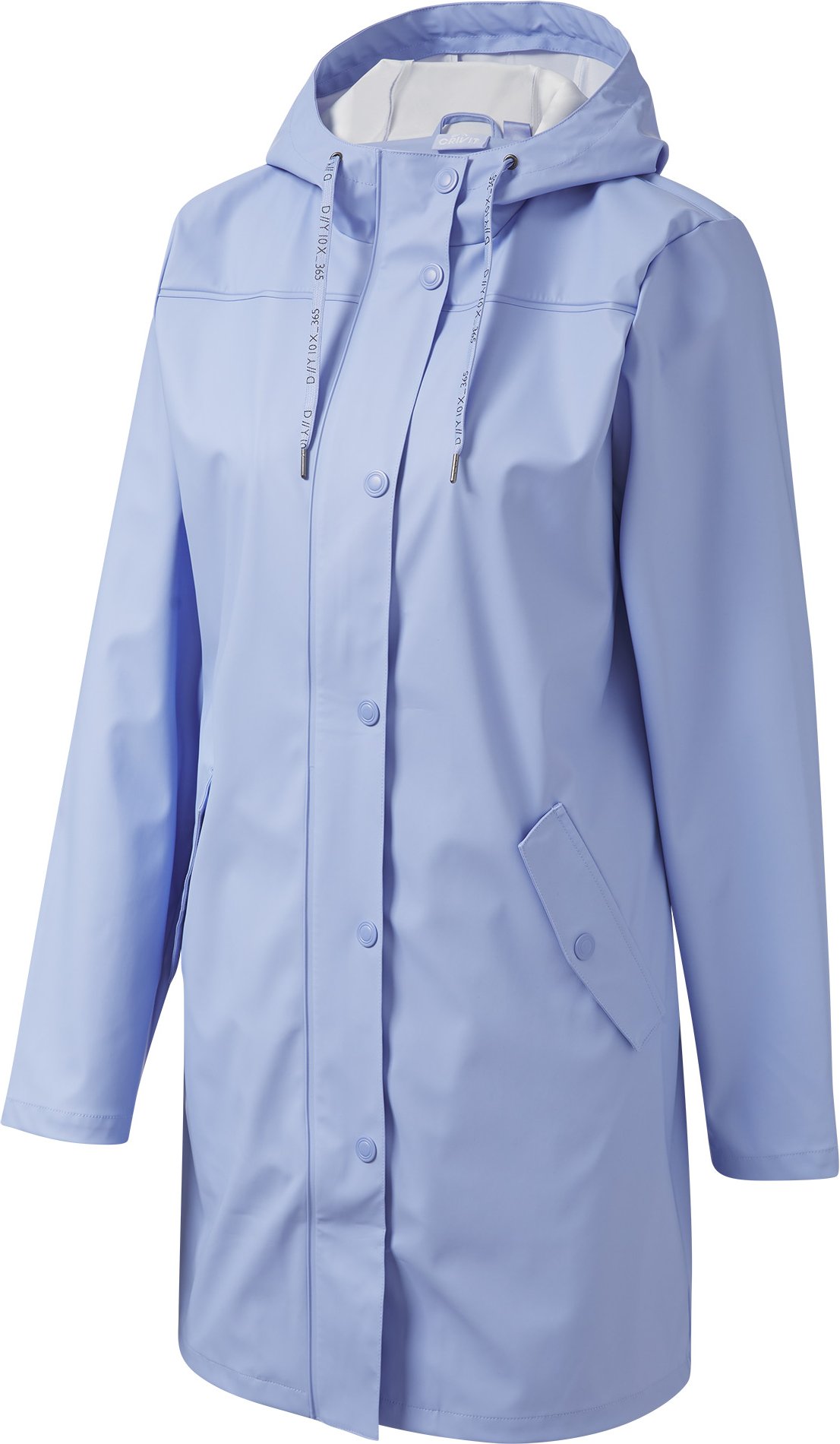 CRIVIT Damen Regenparka (Blau, XS(32/34))
