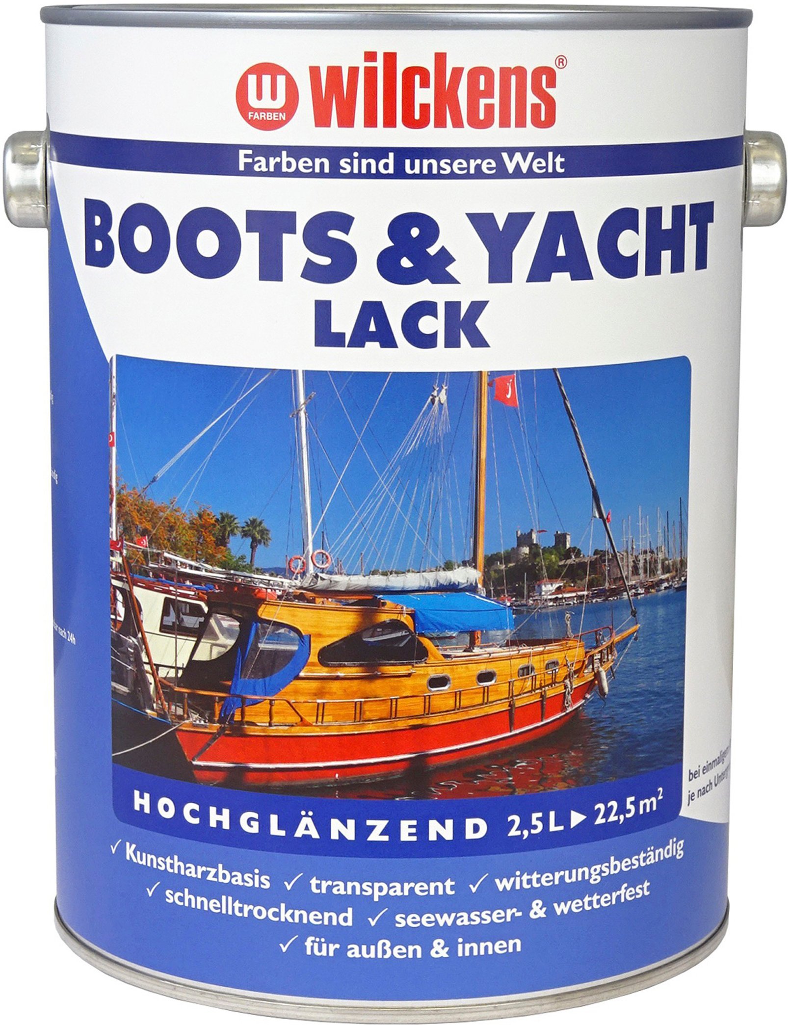Wilckens Boots- und Yachtlack, 2,5 Liter, hochglänzend