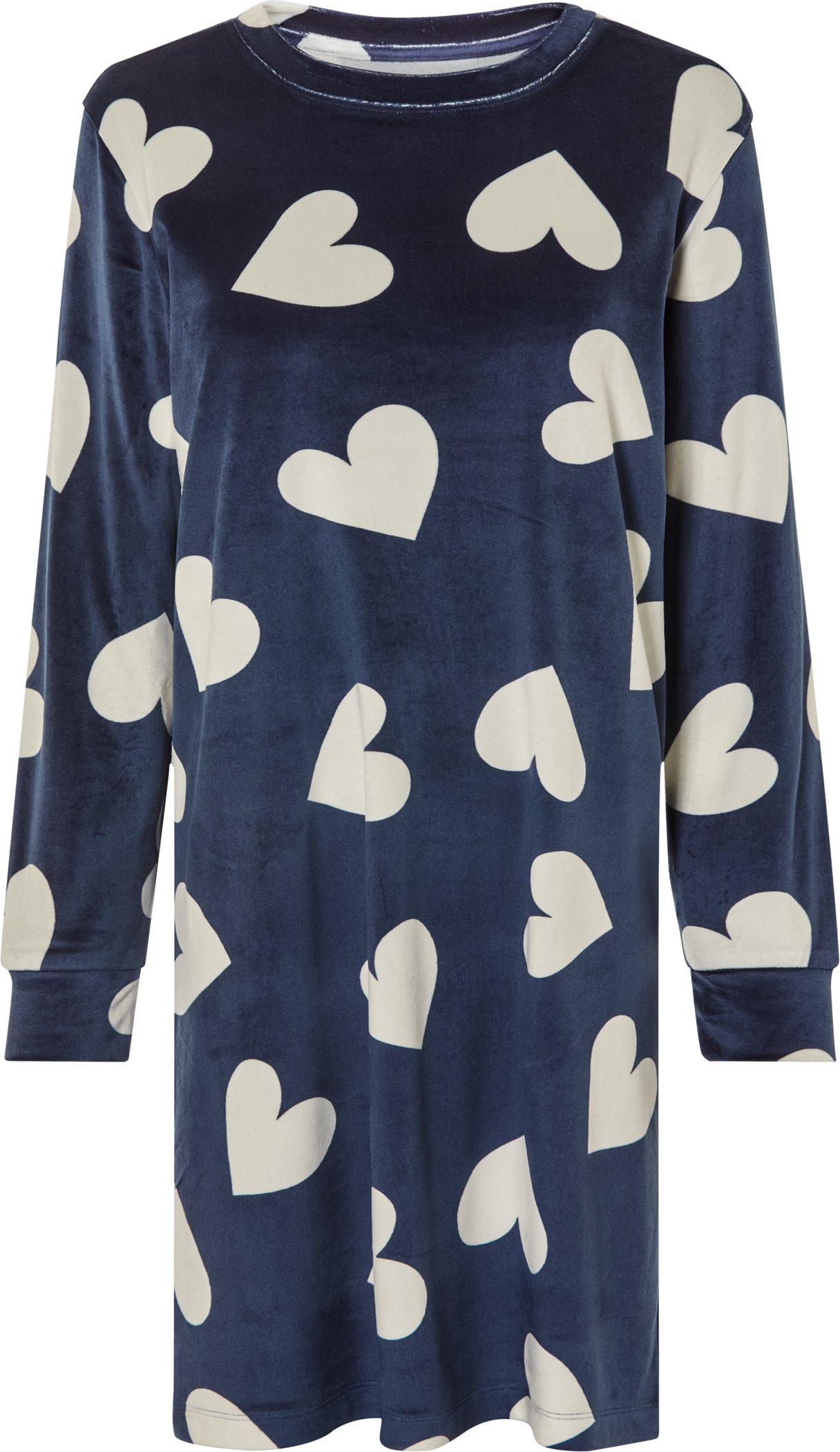 esmara® Damen Bigshirt Nicki (Herzen, S(36/38))