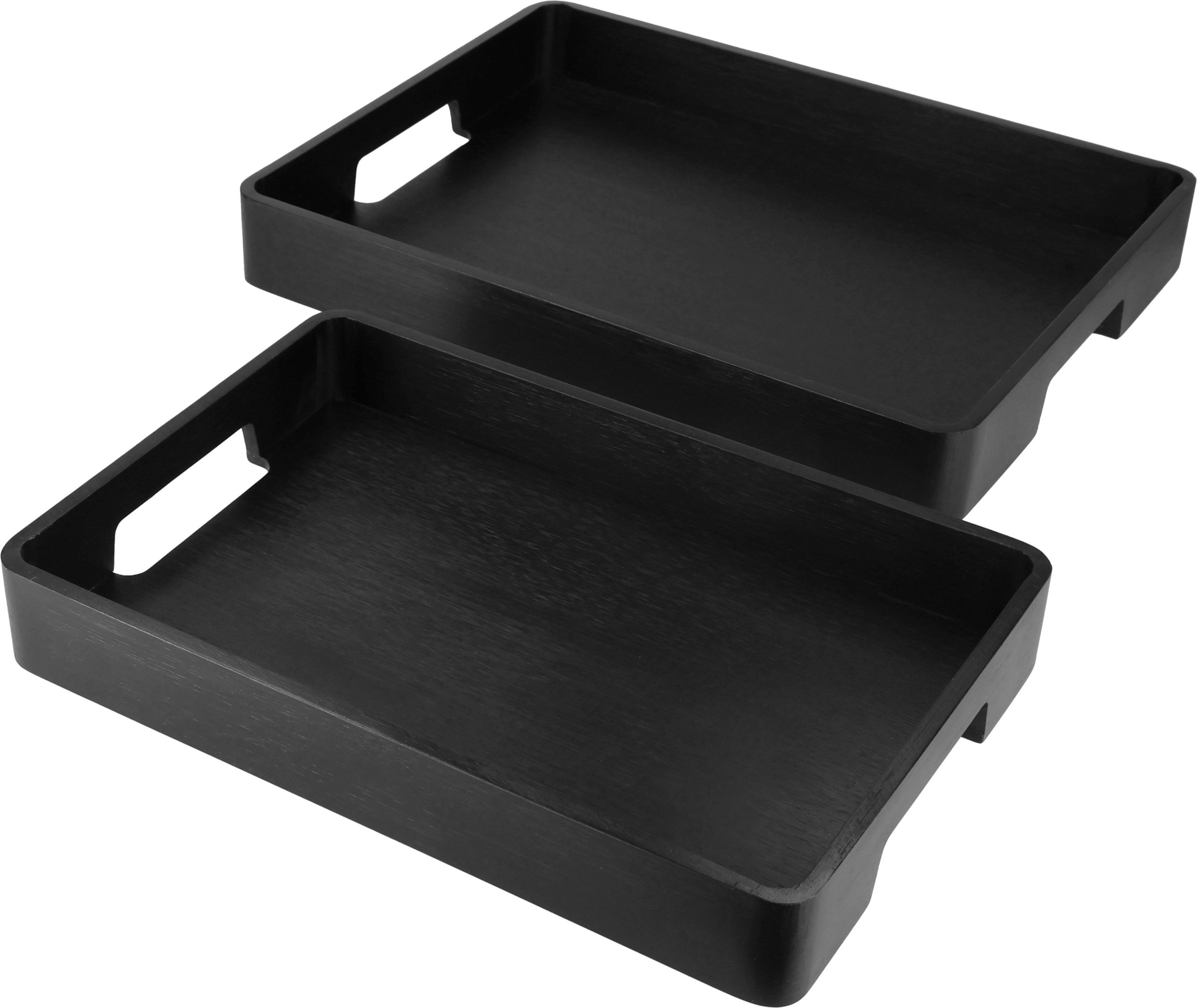 SILVERCREST® Bambus-Tablett-Set (dunkel)