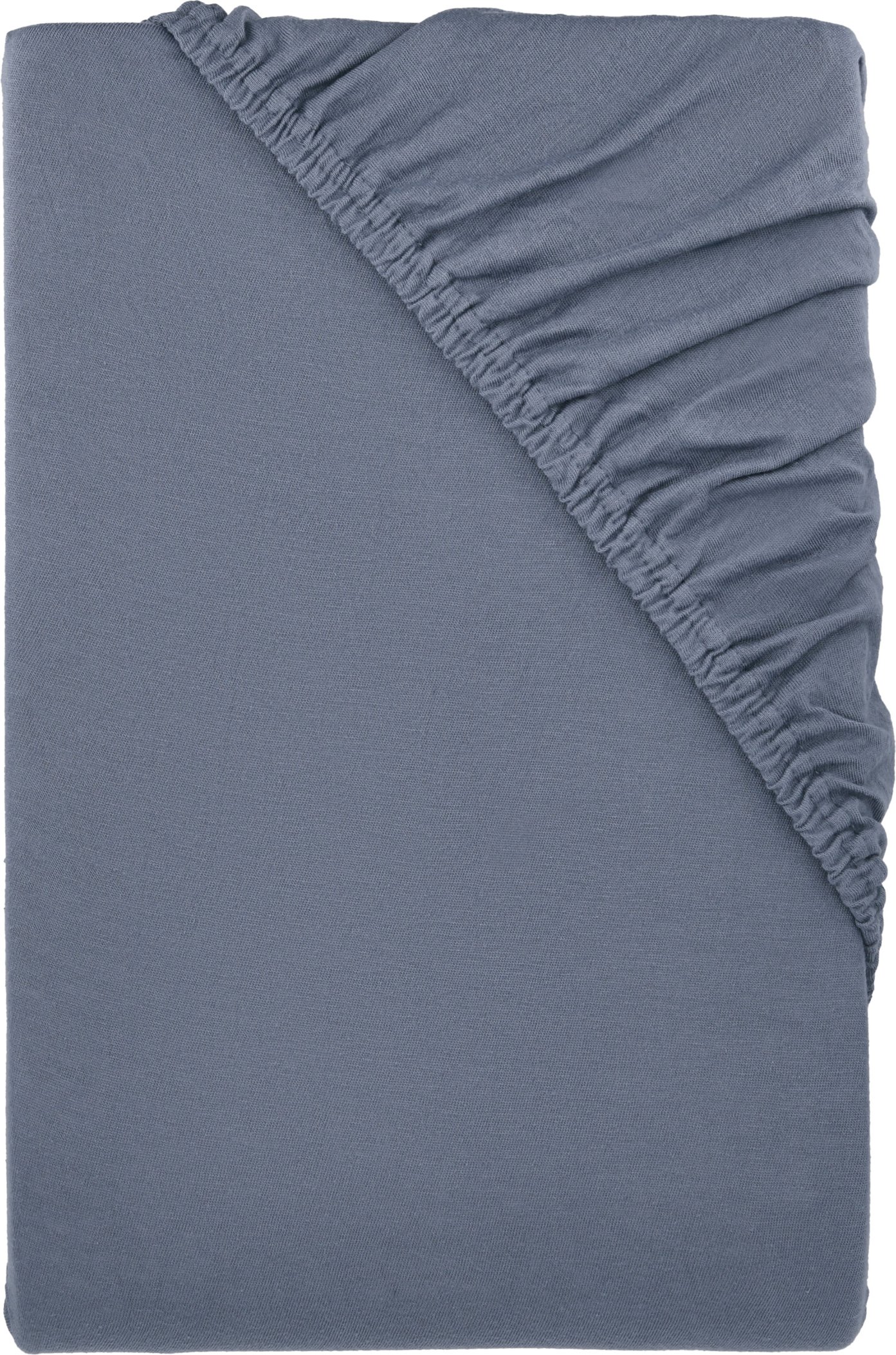 LIVARNO® Jersey-Spannbettlaken, 90-100 x 200 cm (Dunkelblau)