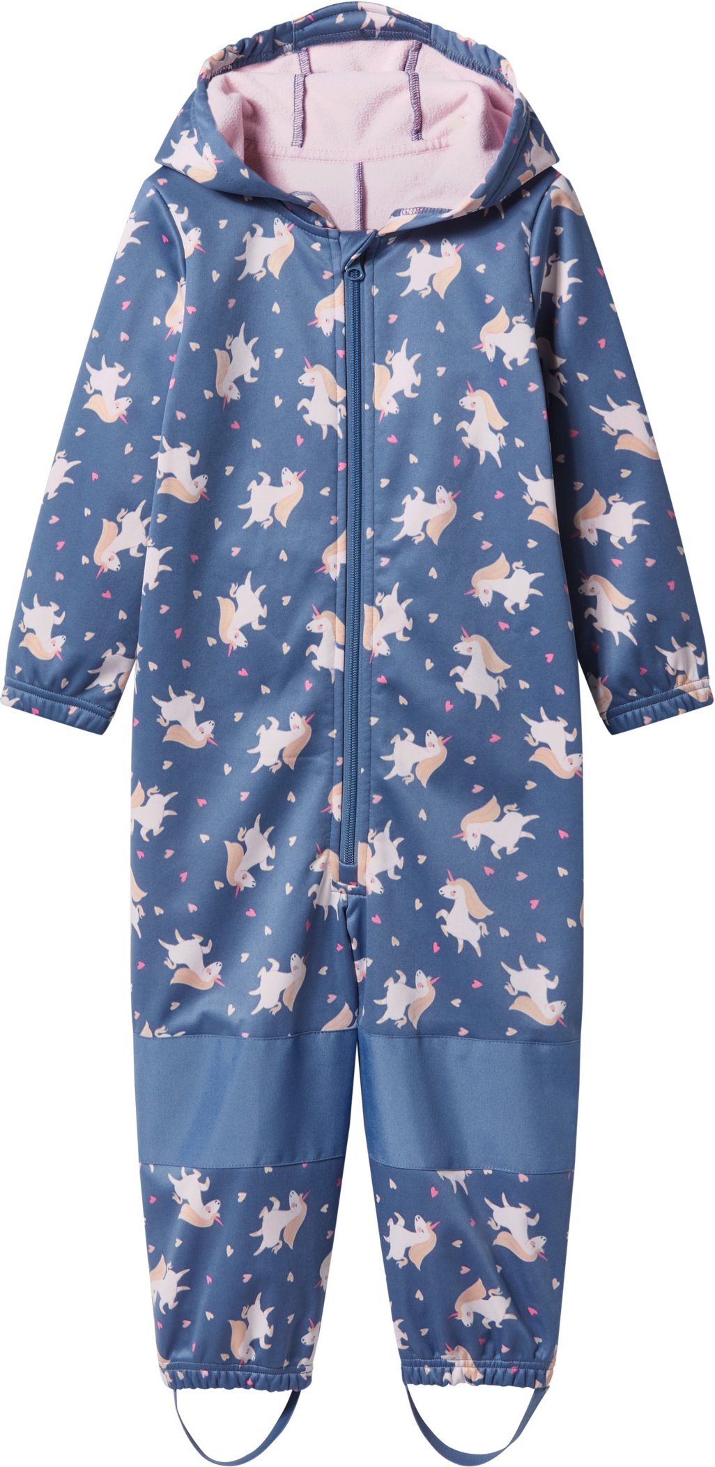 lupilu® Baby Kleinkinder Mädchen Overall Softshell Matsch und Buddel (Blau, 98/104)