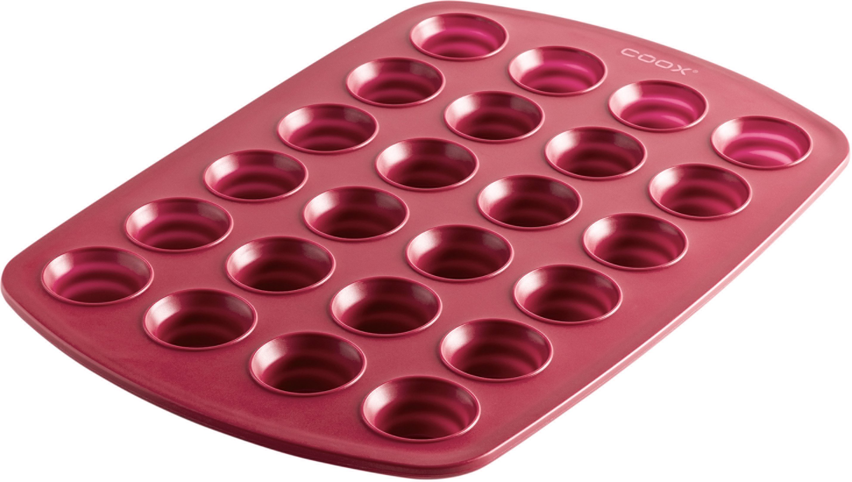 Coox Muffinform, 24 Stück (Rot)