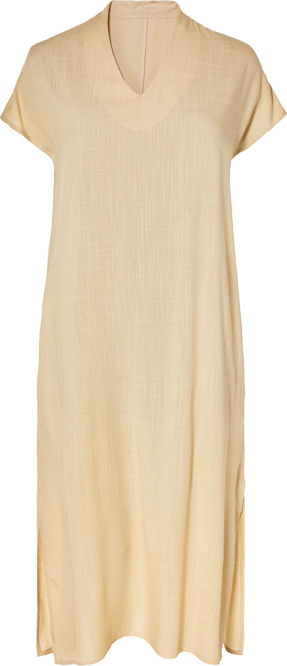 esmara® Damen Kleid Midi (Beige, 42)