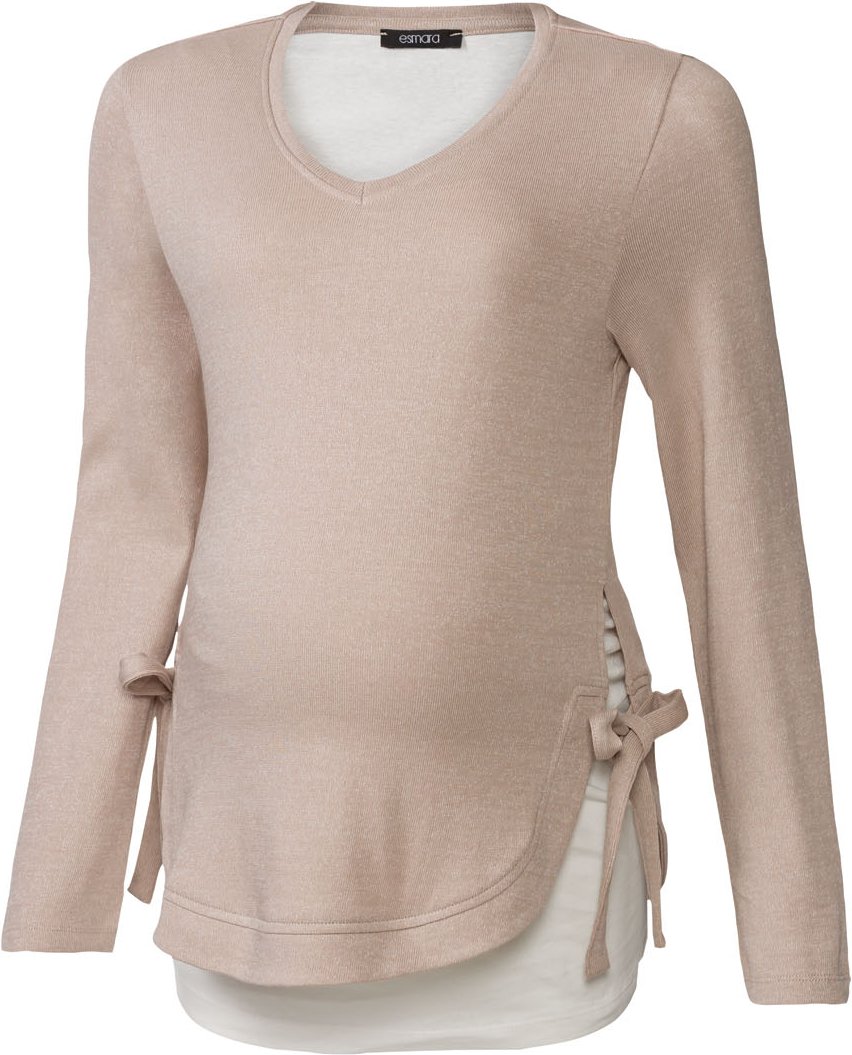 Thumbnail - esmara® Damen Pullover Umstand (Beige, M(40/42))