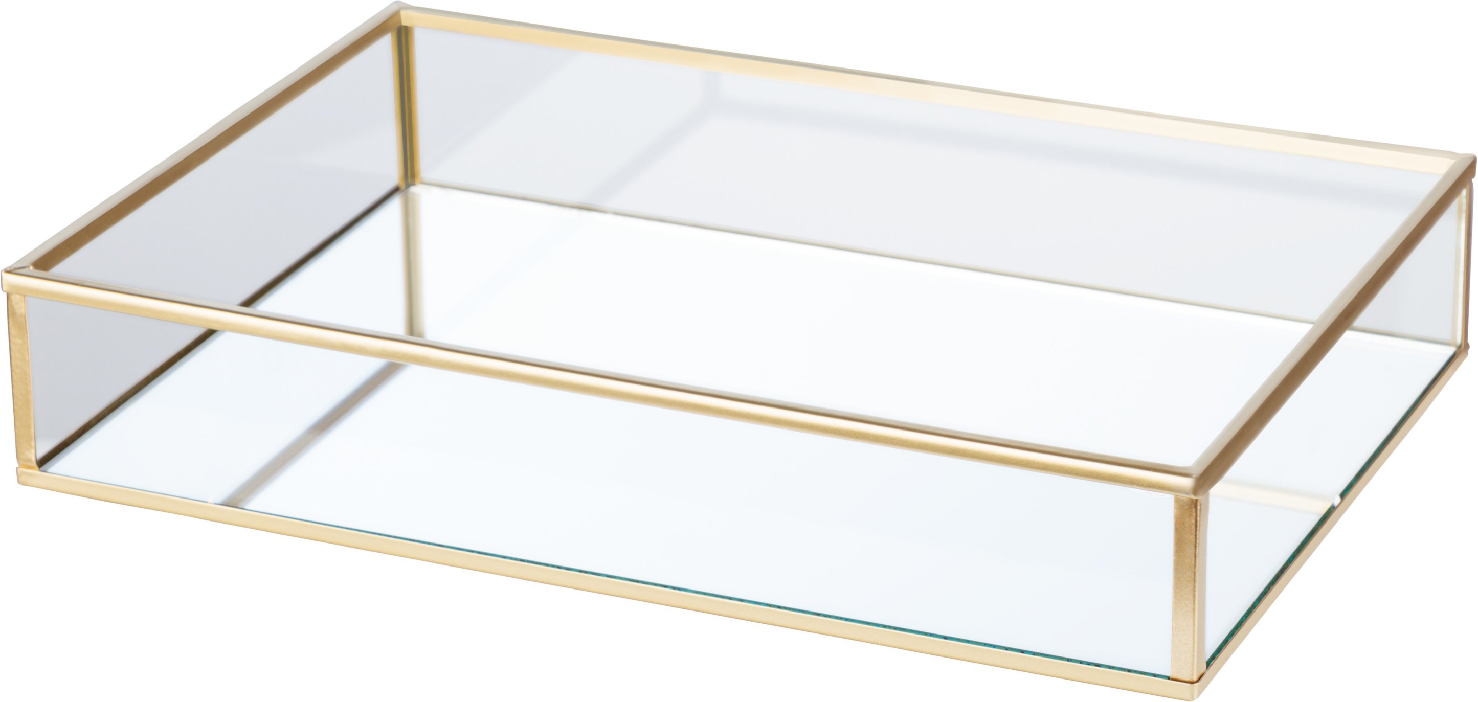 LIVARNO home Deko Accessoires Gold (Glastablett)
