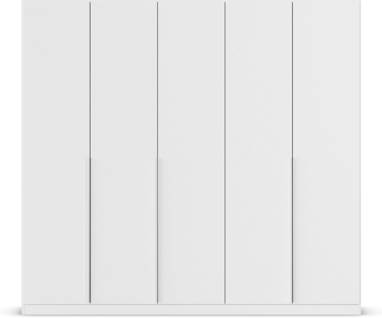 rauch ORANGE Drehtürenschrank Alabama (Premium-Zubehör, Weiß, Griffe Alufarben, 226 x 210 cm)