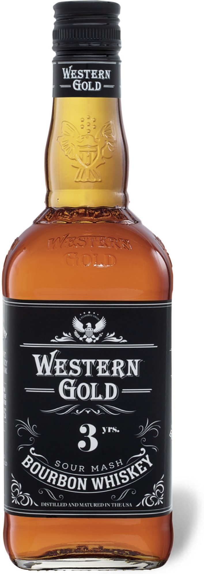 WESTERN GOLD Sour Mash Bourbon Whiskey 40% Vol