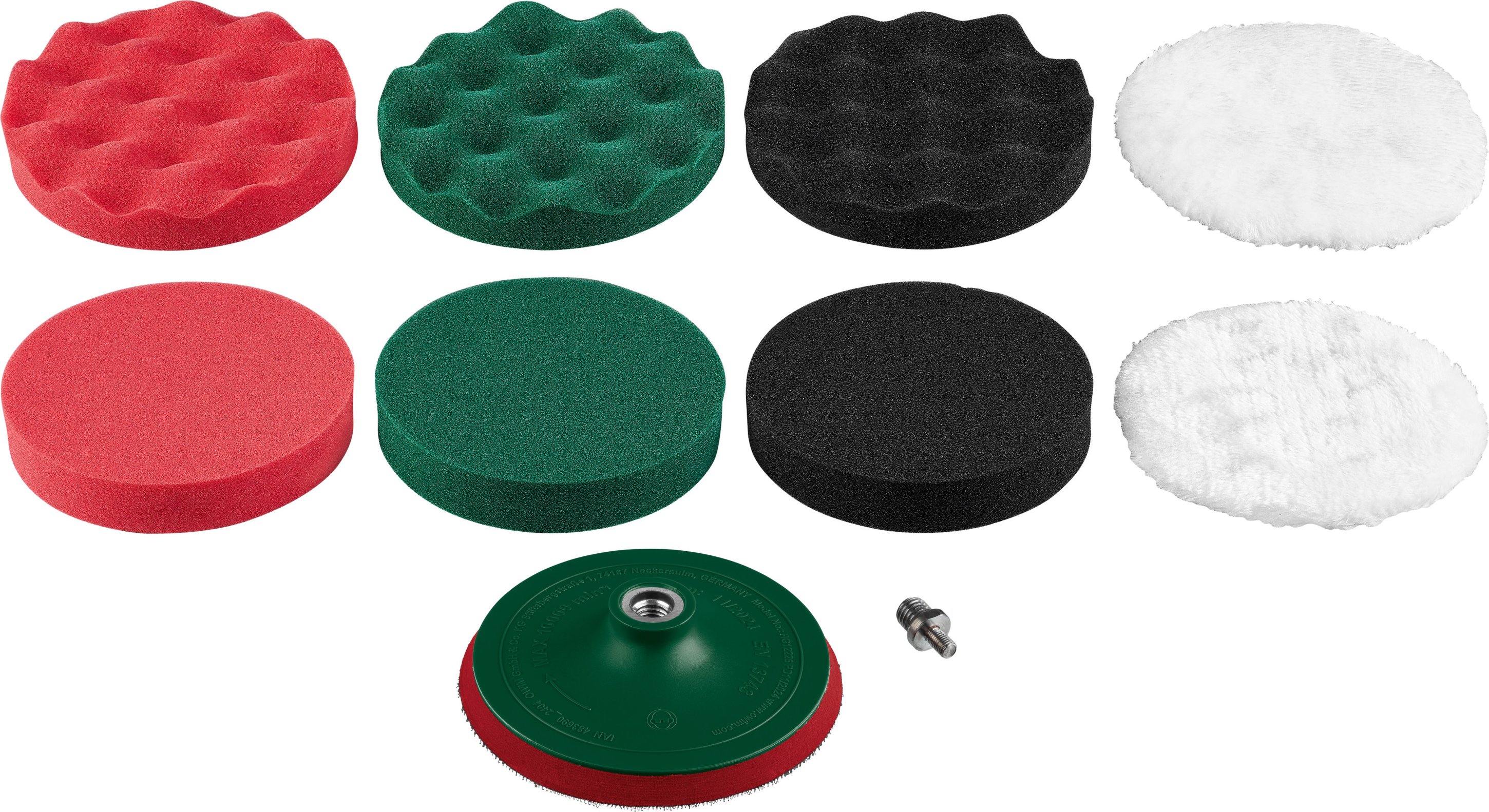 PARKSIDE® Polieraufsatz-Set, 10-teilig