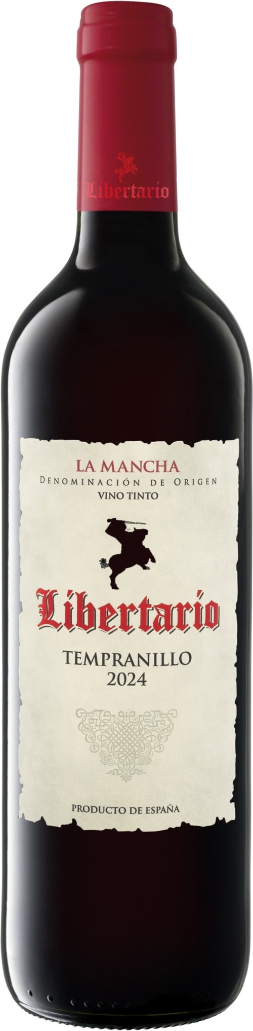 Libertario Tempranillo trocken vegan, Rotwein 2024