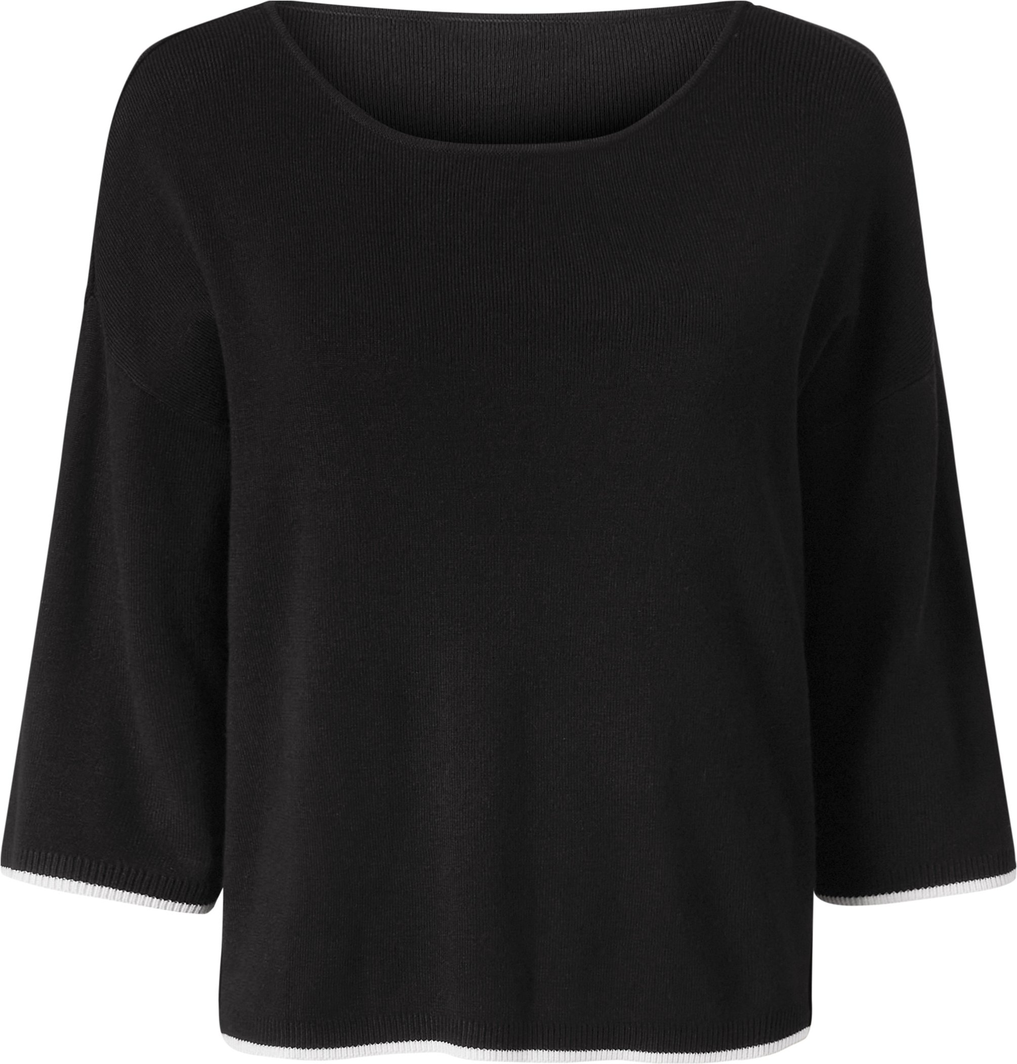 Thumbnail - esmara® Damen Strickpullover, mit 3/4-Ärmeln (Schwarz, L(44/46))