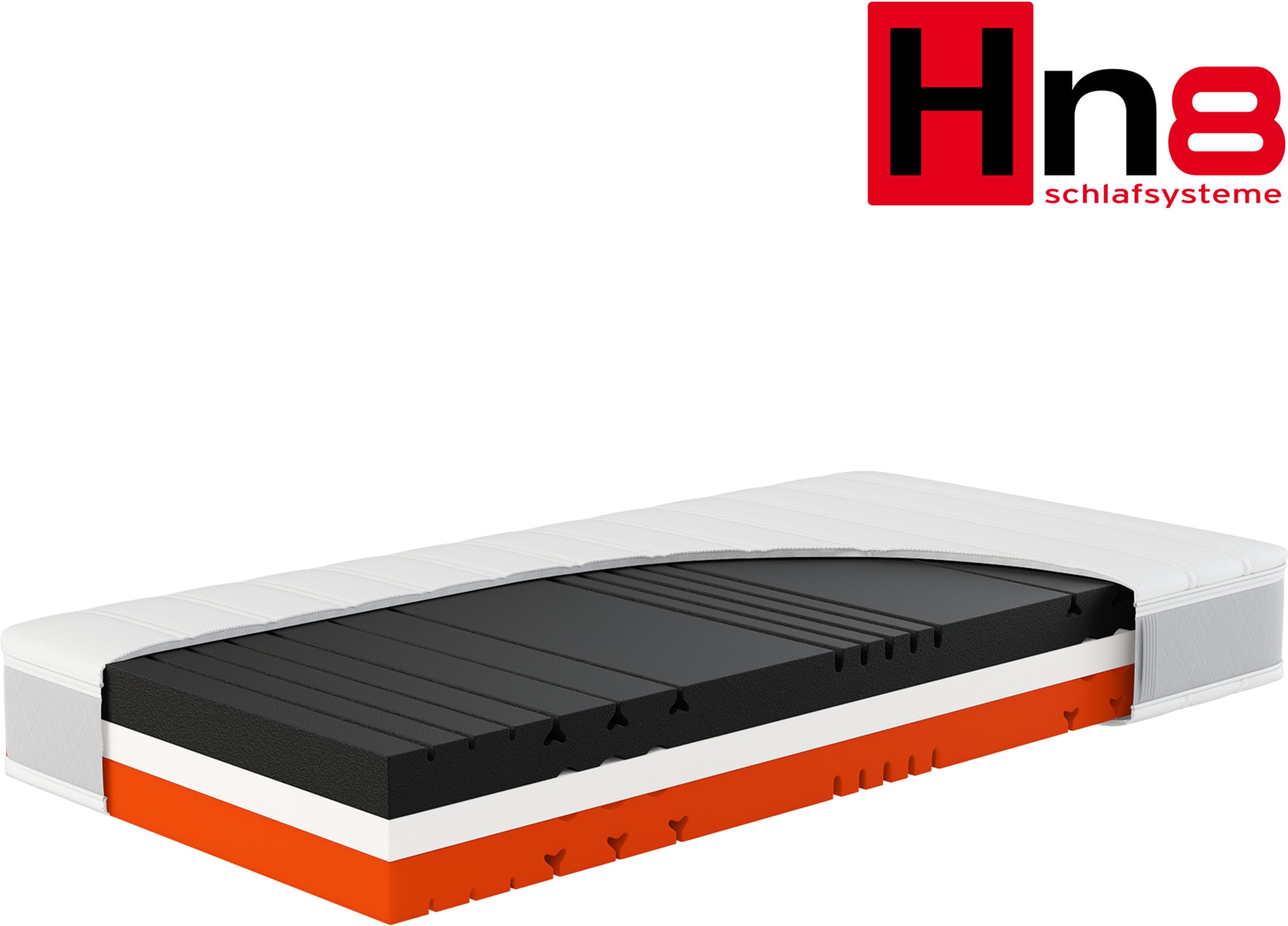 Hn8 Schlafsysteme 7-Zonen Kaltschaum-Matratze Sleep Balance Pro mit Wendefunktion (H2/H3, 160 x 200 cm)